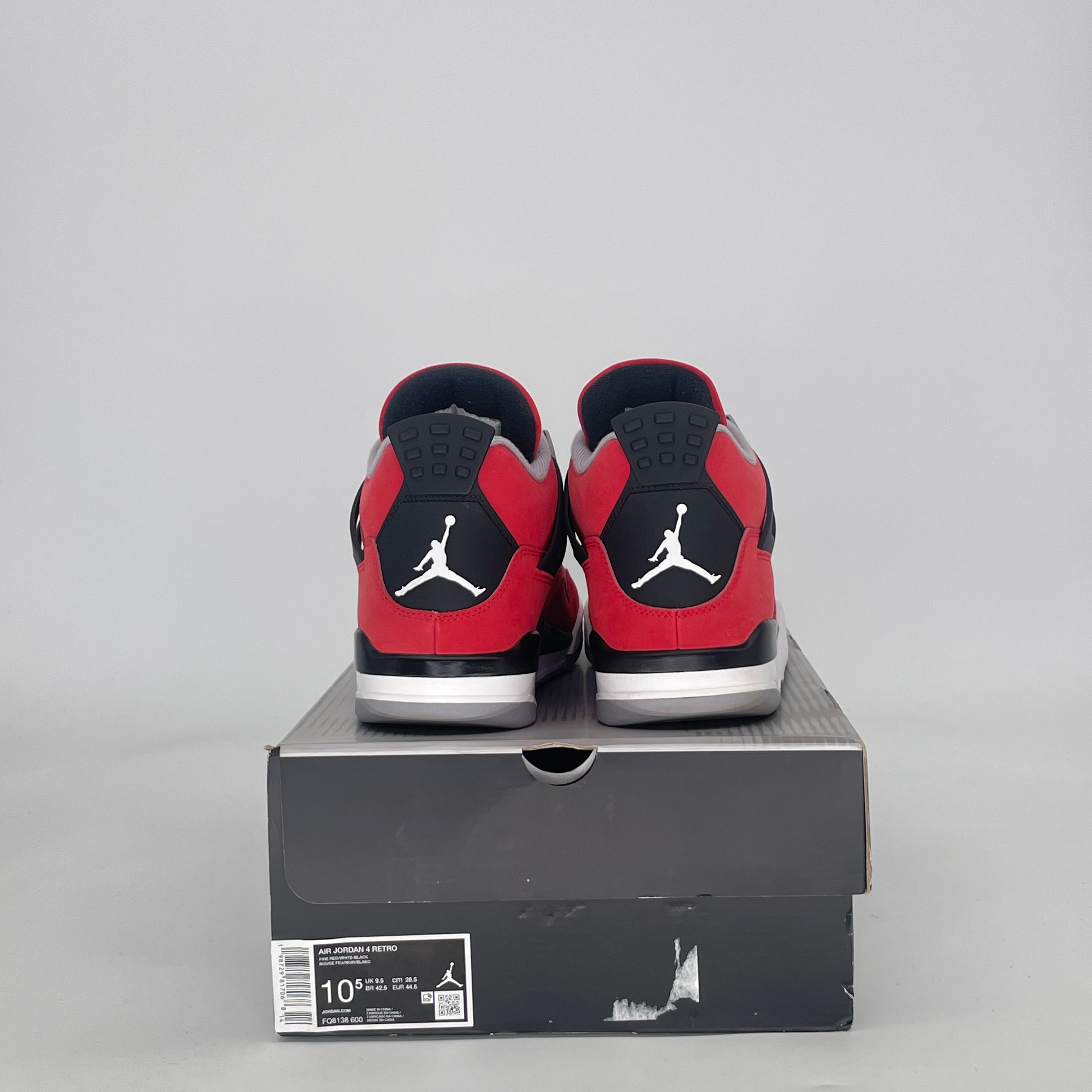 AIR JORDAN 4 TORO BRAVO FQ8138-600 SIZE 10.5/12W