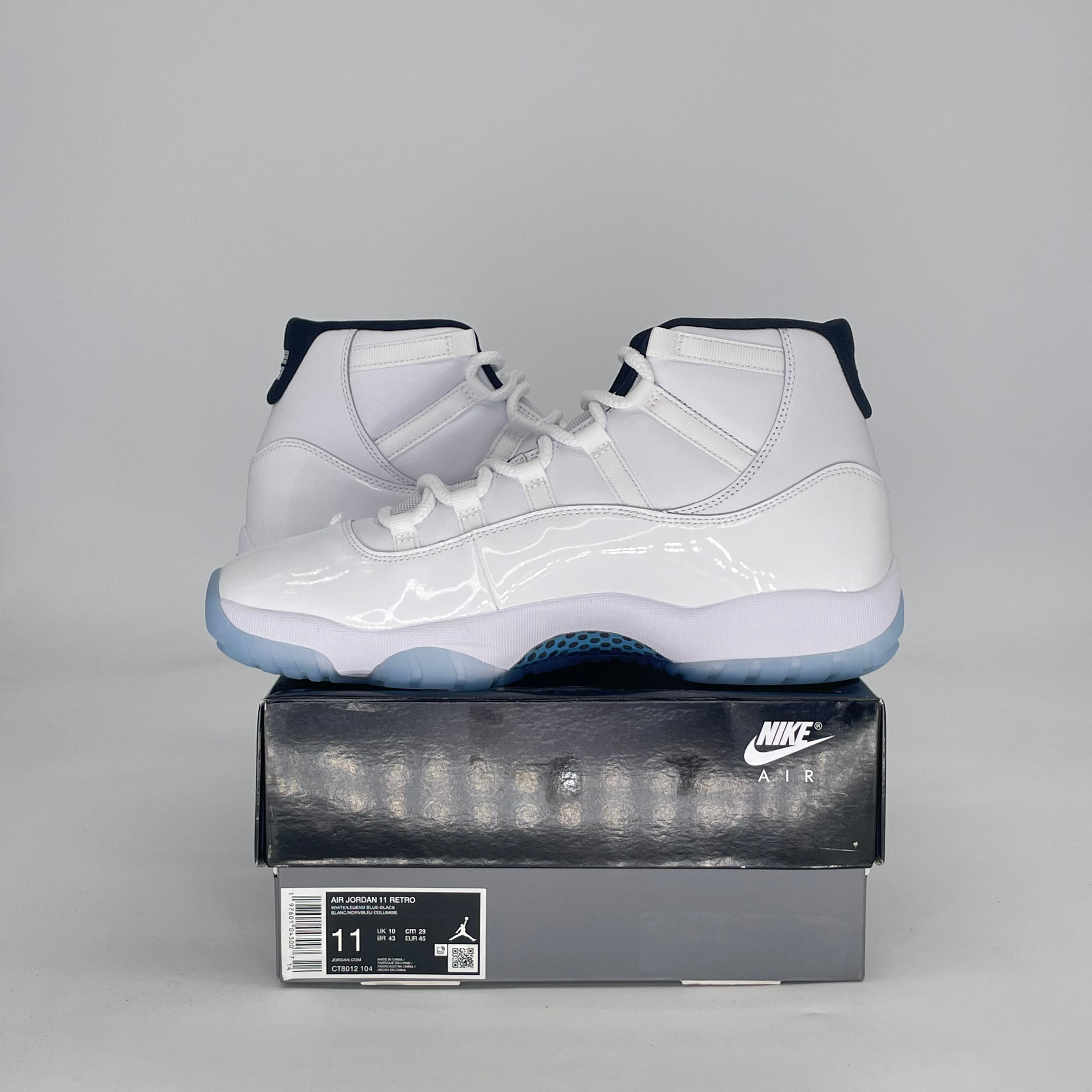 AIR JORDAN 11 LEGEND BLUE CT8012-104 SIZE 11/12.5W