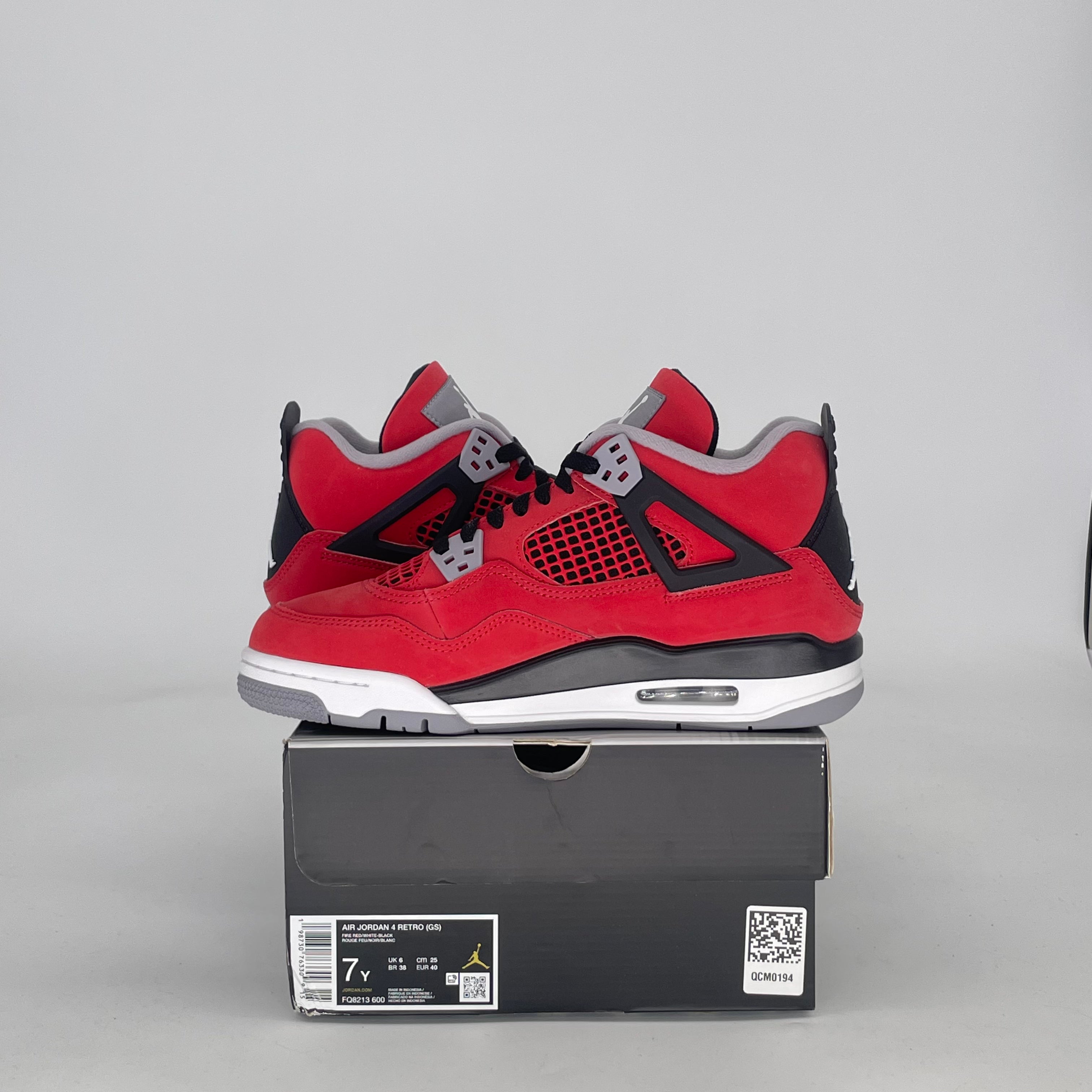 AIR JORDAN 4 TORO BRAVO FQ8213-600 SIZE 7/8.5W GS