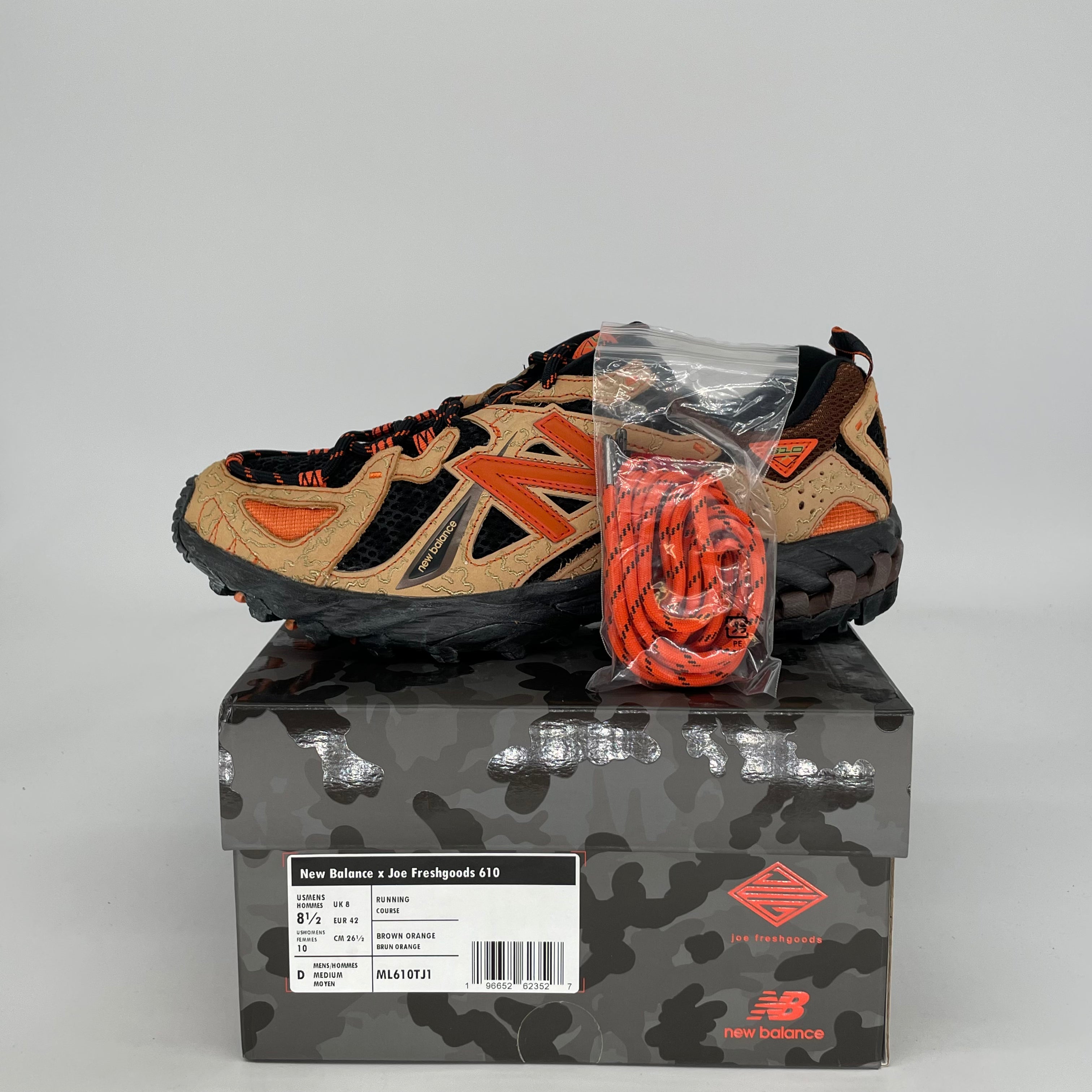 JOE FRESHGOODS X NEW BALANCE 610 BTS LIL DESERT ML610TJ1 SIZE 8.5/10W