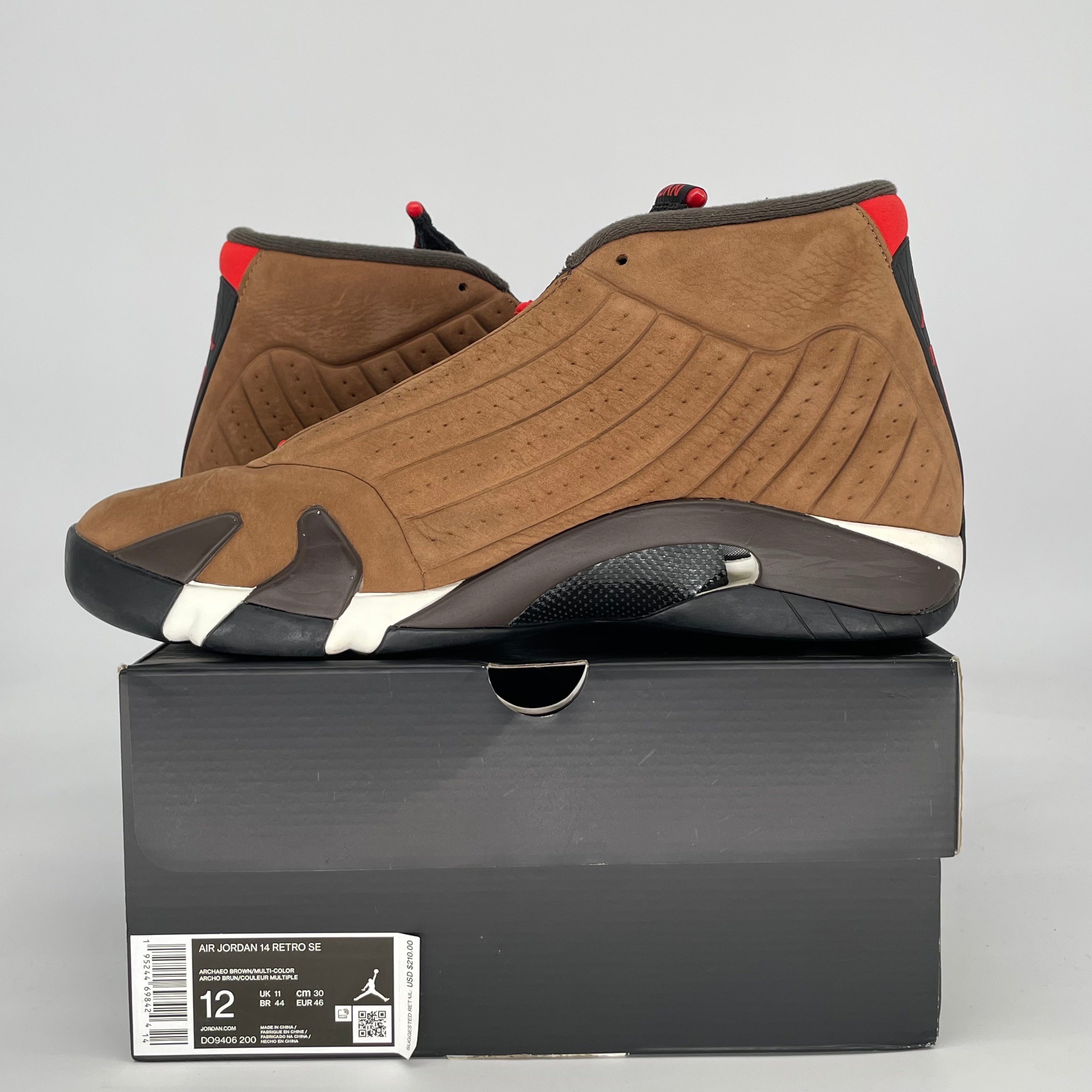 AIR JORDAN 14 WINTERIZED ARCHAEO BROWN DO9406-200 SIZE 12/13.5W