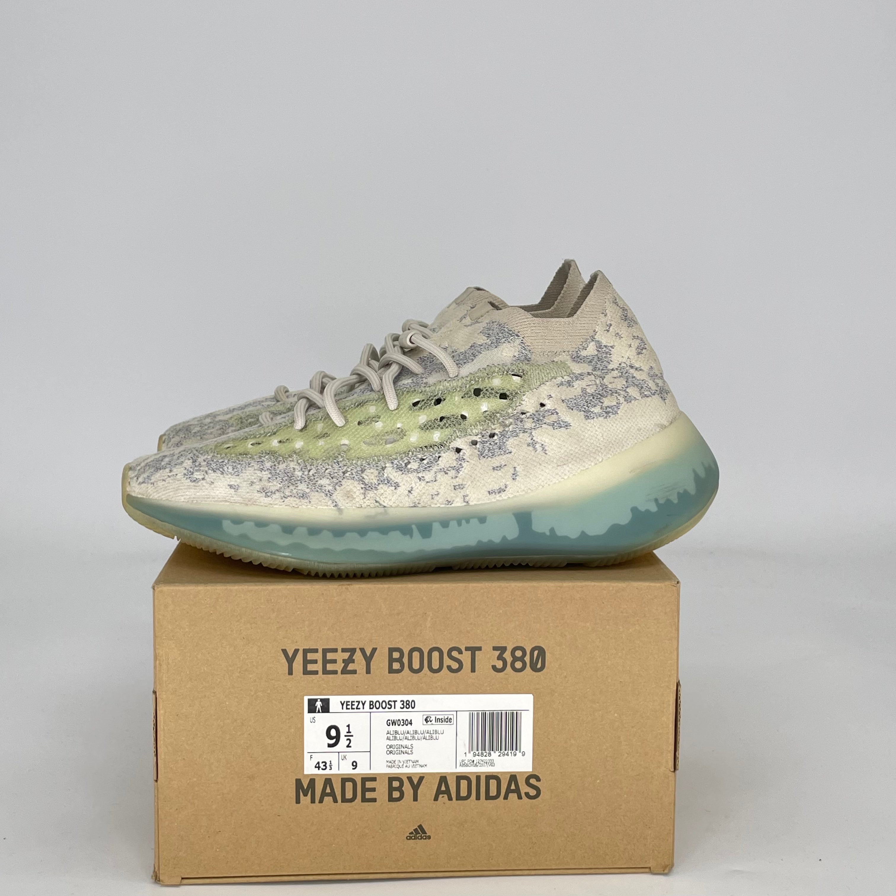 YEEZY BOOST 380 Alien Blue - Size 9.5 YEEZY 380 BOOST ALIEN BLUE Brand new pair of... | Depop main image 4