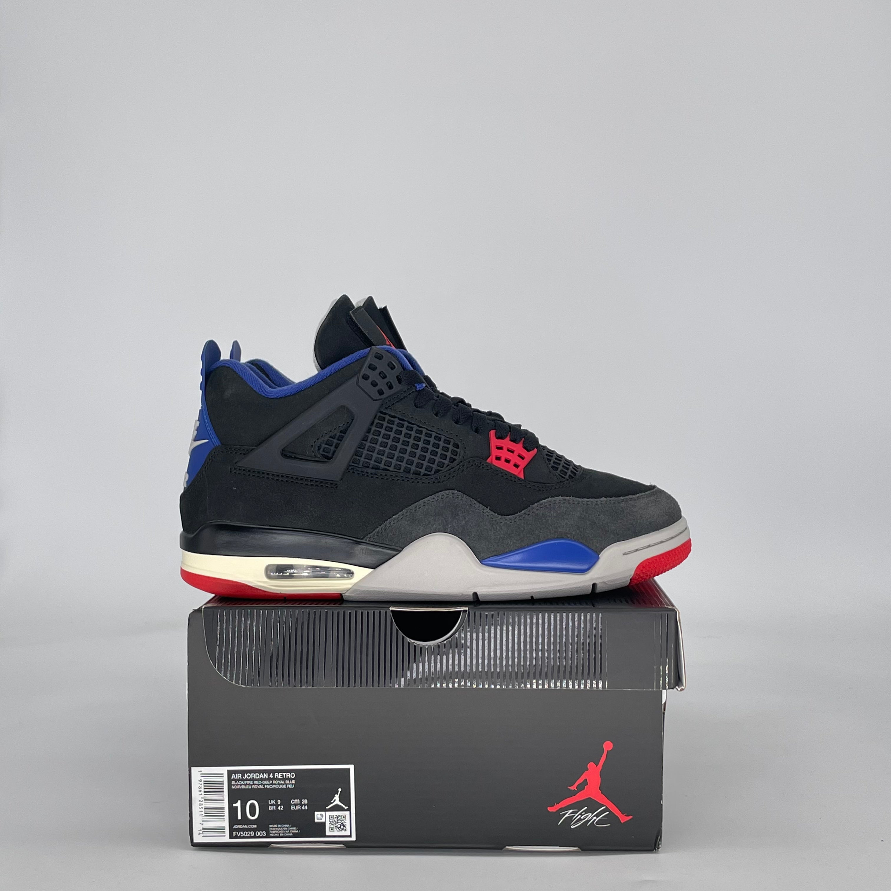 AIR JORDAN 4 RARE AIR (WHITE LETTERING) FV5029-003 SIZE 10/11.5W
