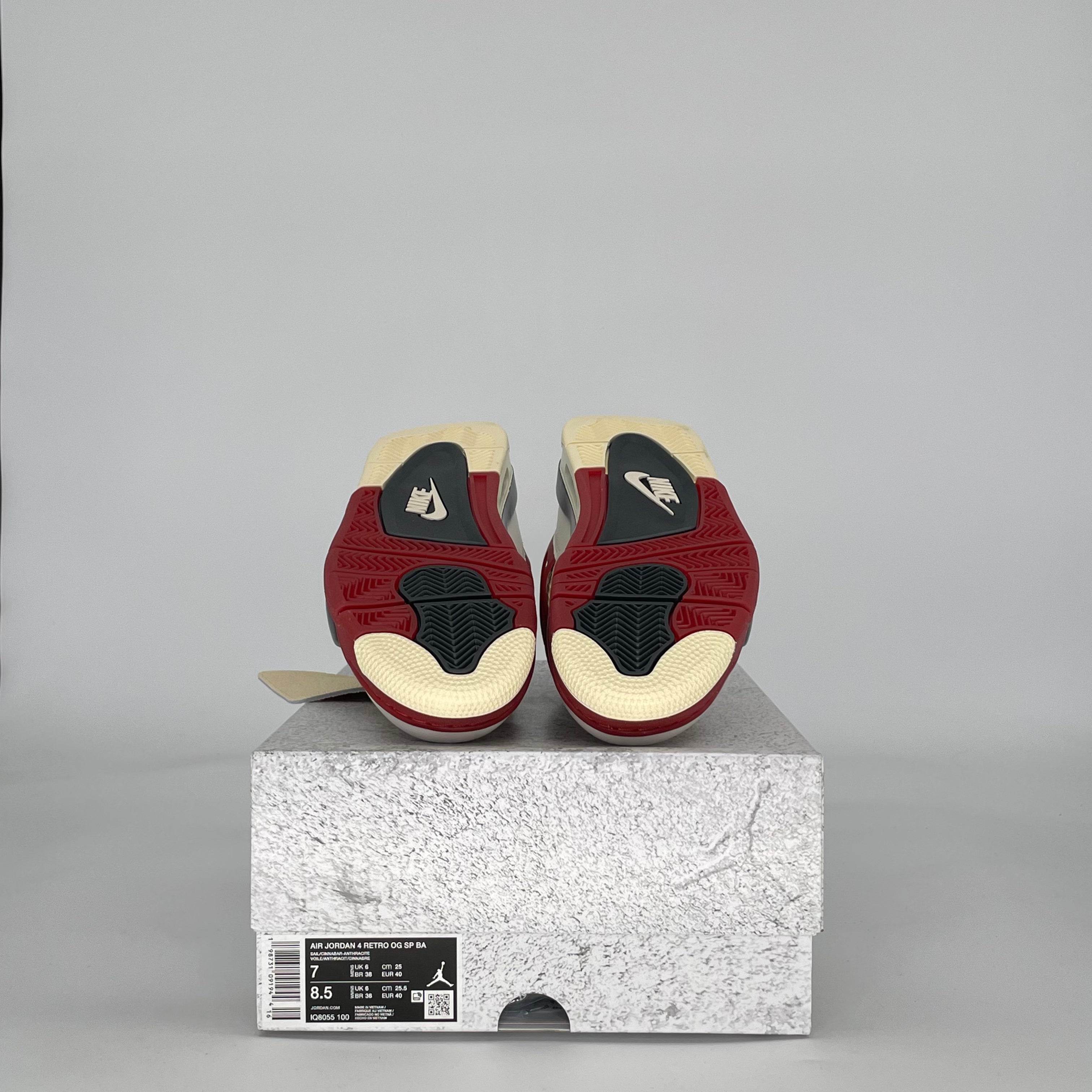 AIR JORDAN 4 NIGEL SYLVESTER BRICK AFTER BRICK IQ8055-100 SIZE 7/8.5W GS