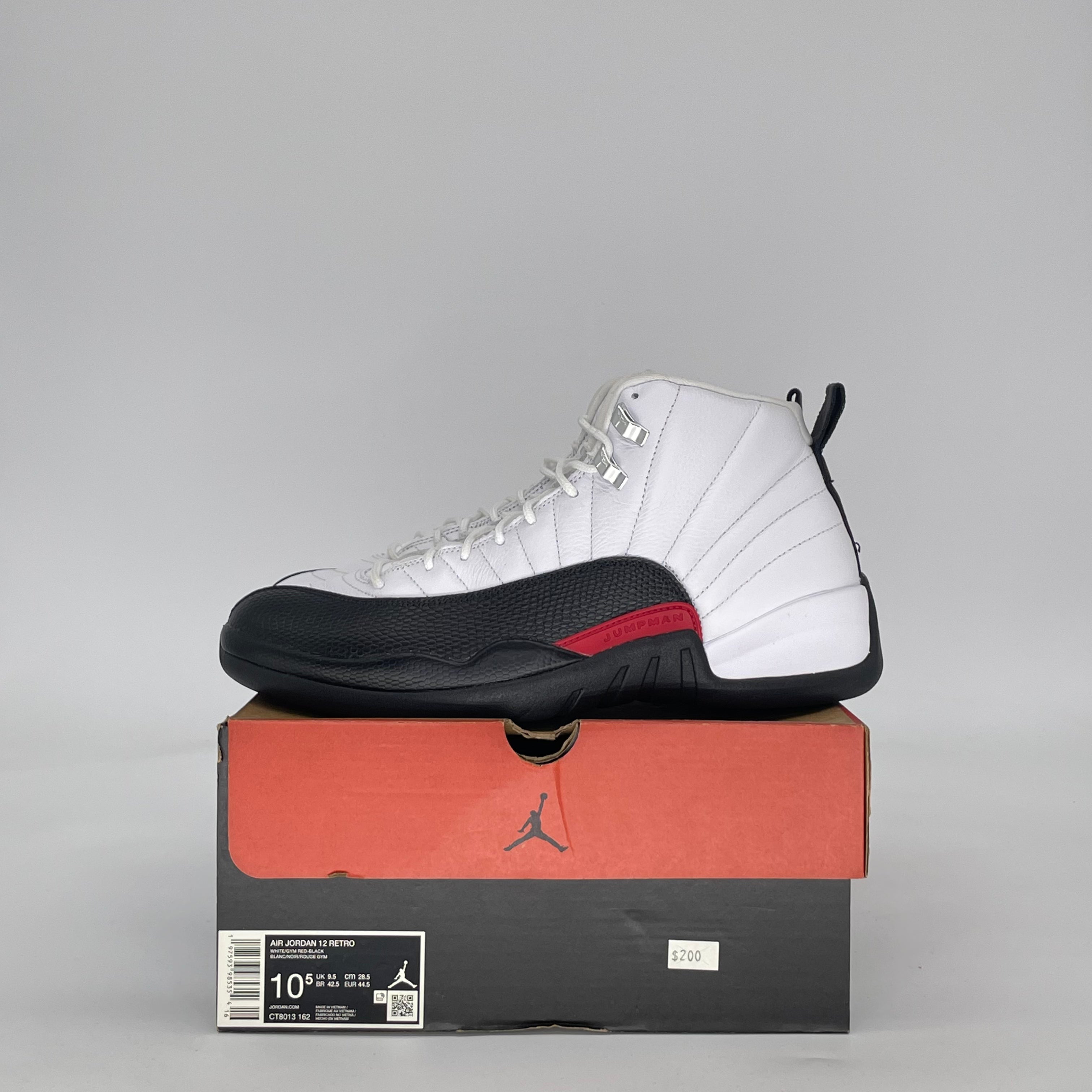 AIR JORDAN 12 TAXI FLIP CT8013-162 SIZE 10.5/12W