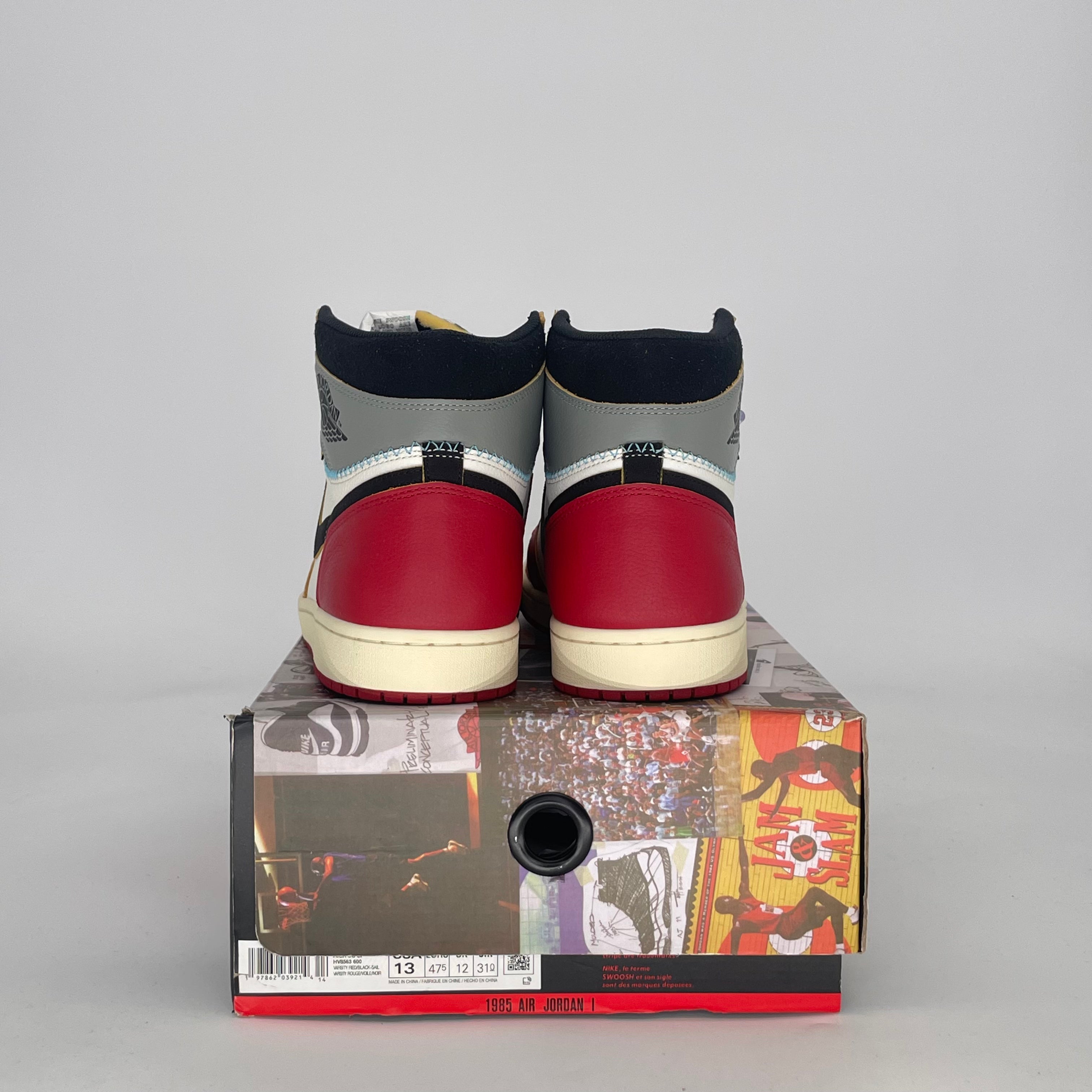 AIR JORDAN 1 HIGH UNION LA CHICAGO SHADOW HV8563-600 SIZE 13/14.5W