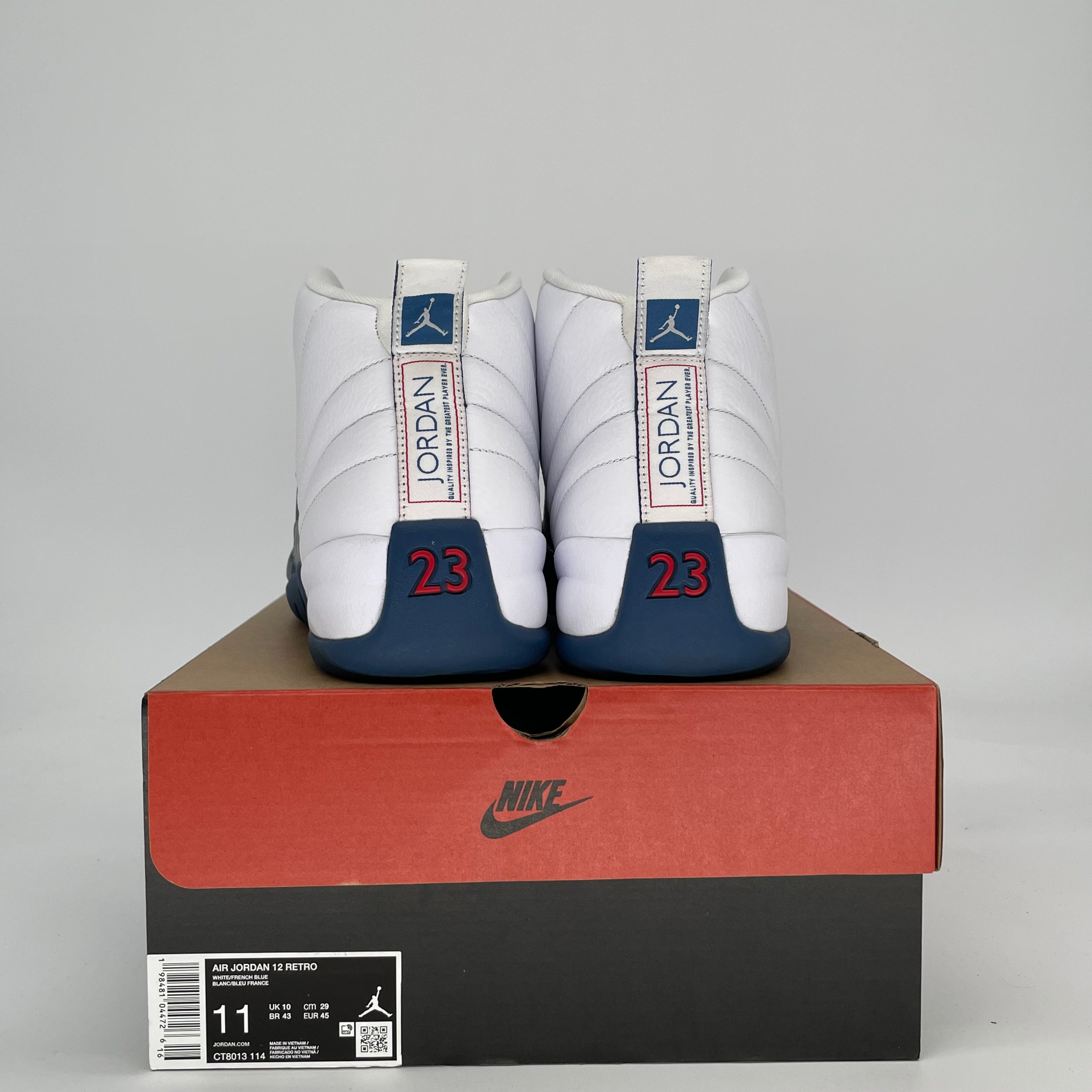 AIR JORDAN 12 FRENCH BLUE CT8013-114 SIZE 11/12.5W