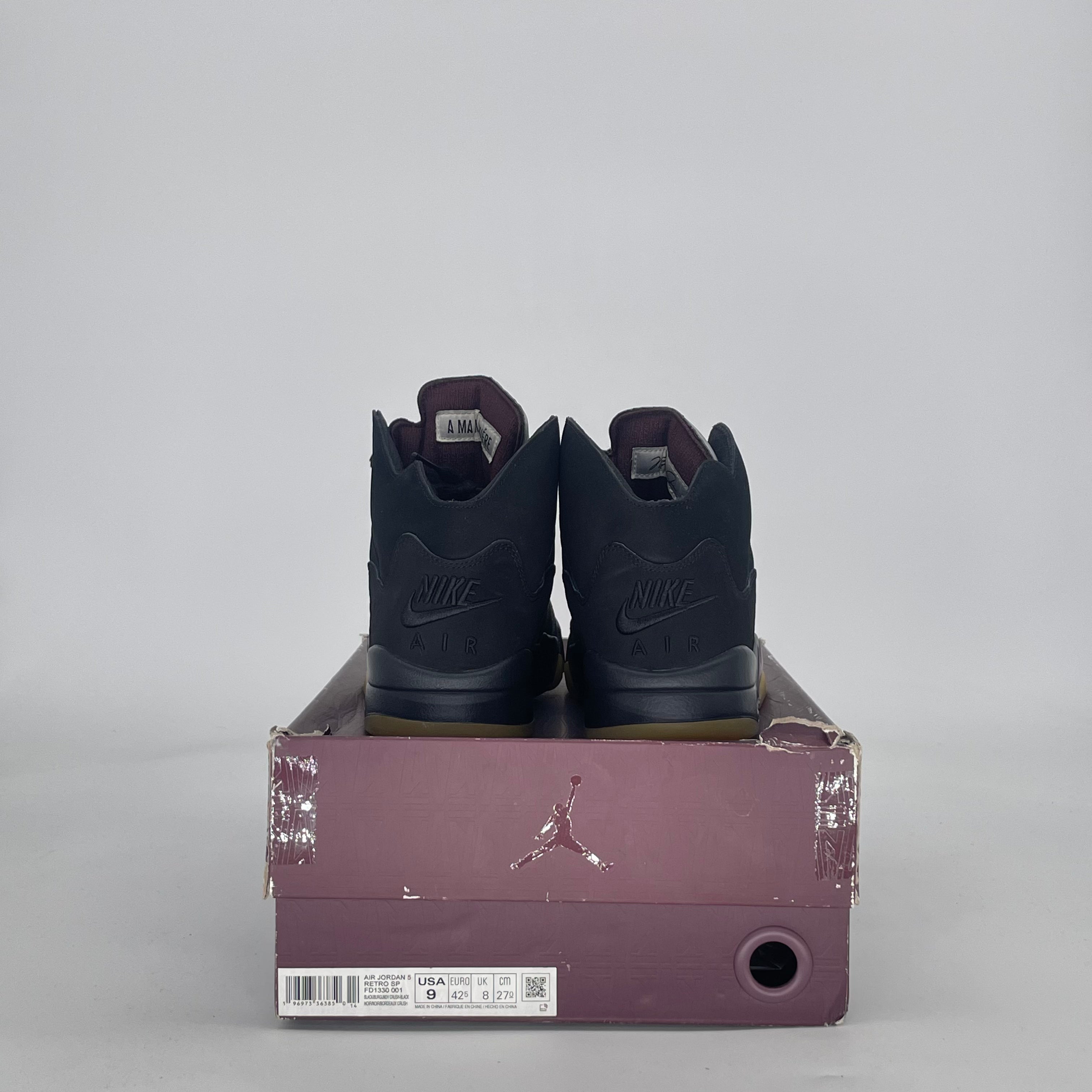 AIR JORDAN 5 A MA MANIERE DUSK FD1330-001 SIZE 9/10.5W
