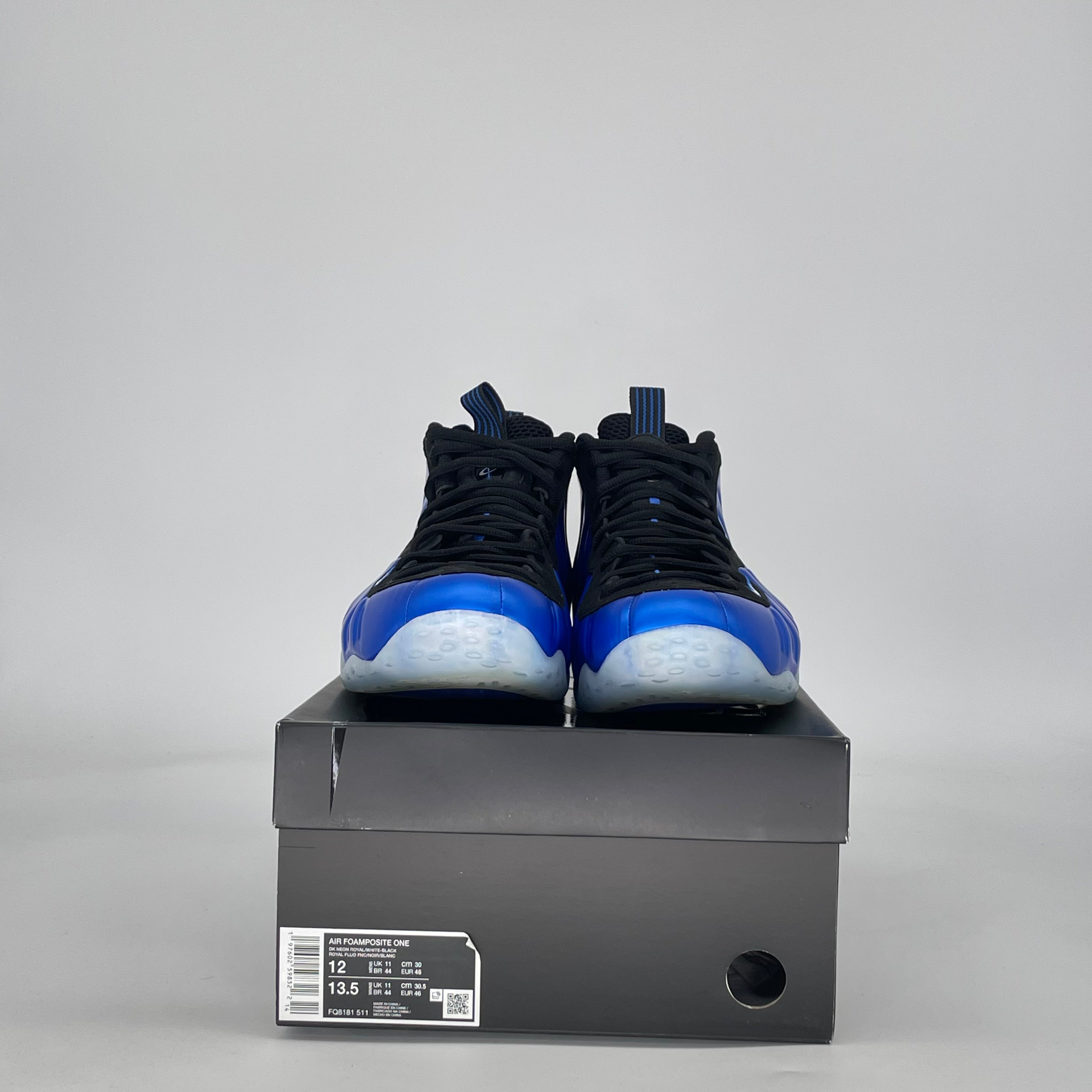 NIKE AIR FOAMPOSITE ONE INTERNATIONAL BLUE FQ8181-511 SIZE 12/13.5W