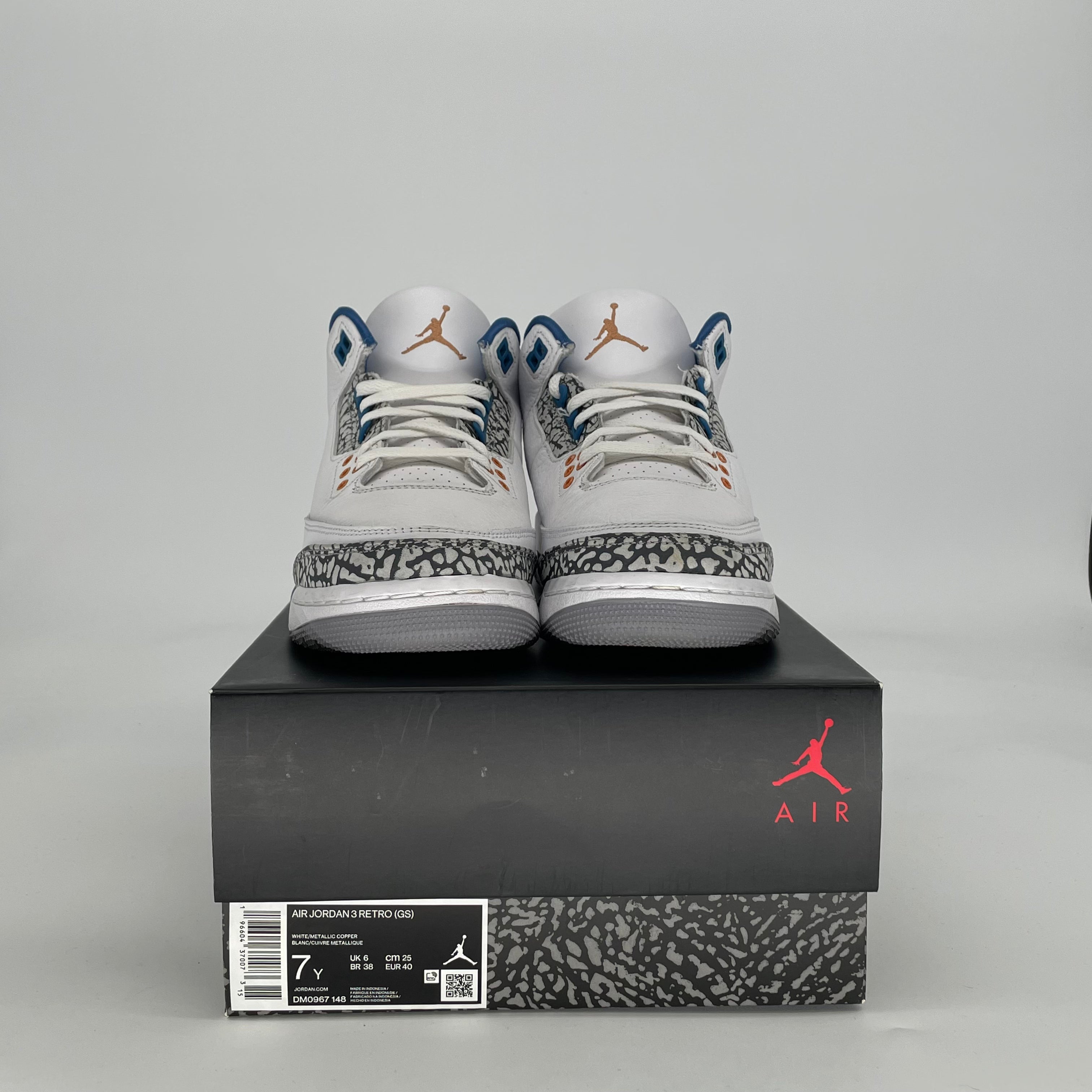 AIR JORDAN 3 WIZARDS DM0967-148 SIZE 7/8.5W