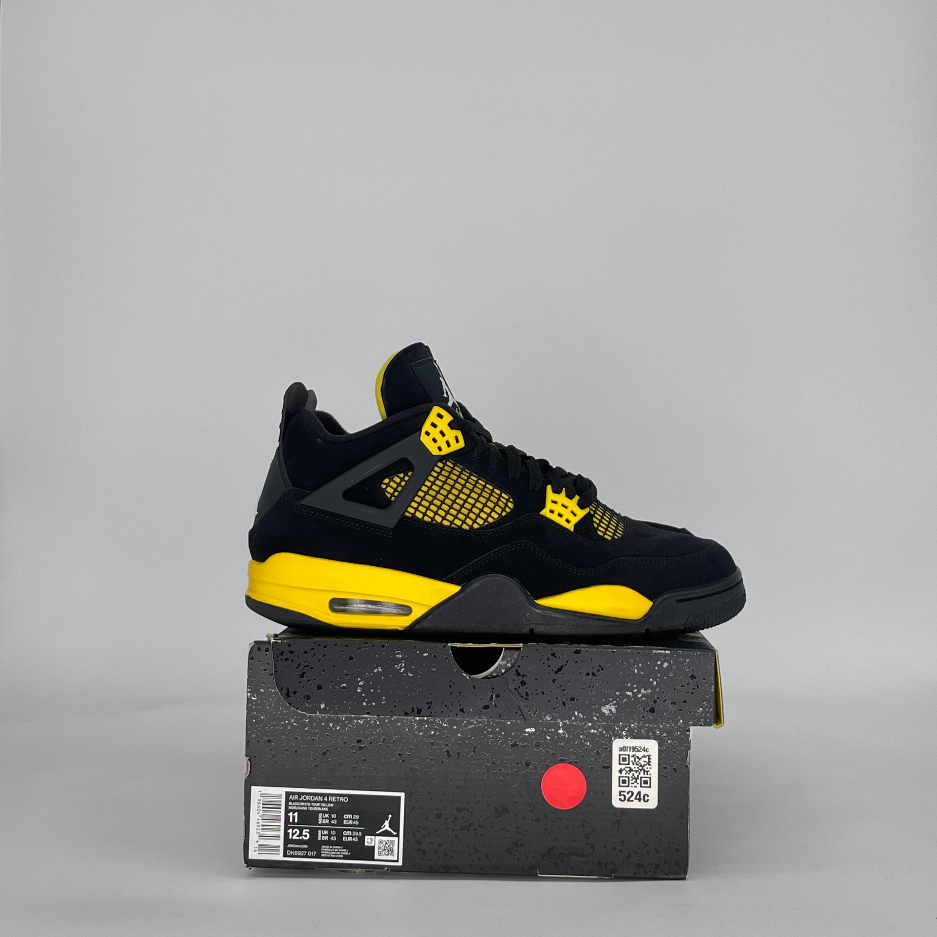 AIR JORDAN 4 THUNDER (2023) DH6927-017 SIZE 11/12.5W