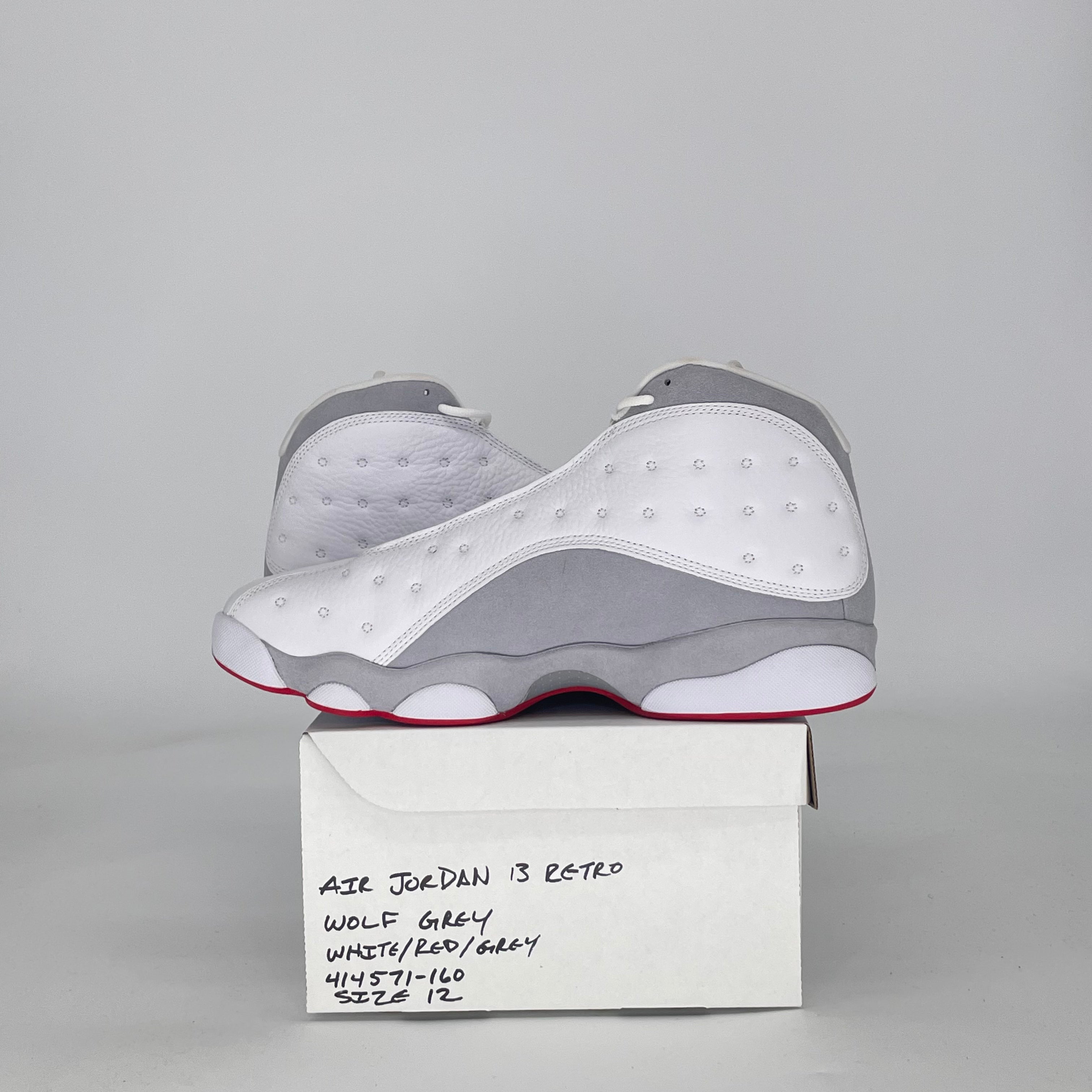 AIR JORDAN 13 WOLF GREY 414571-160 SIZE 12/13.5W
