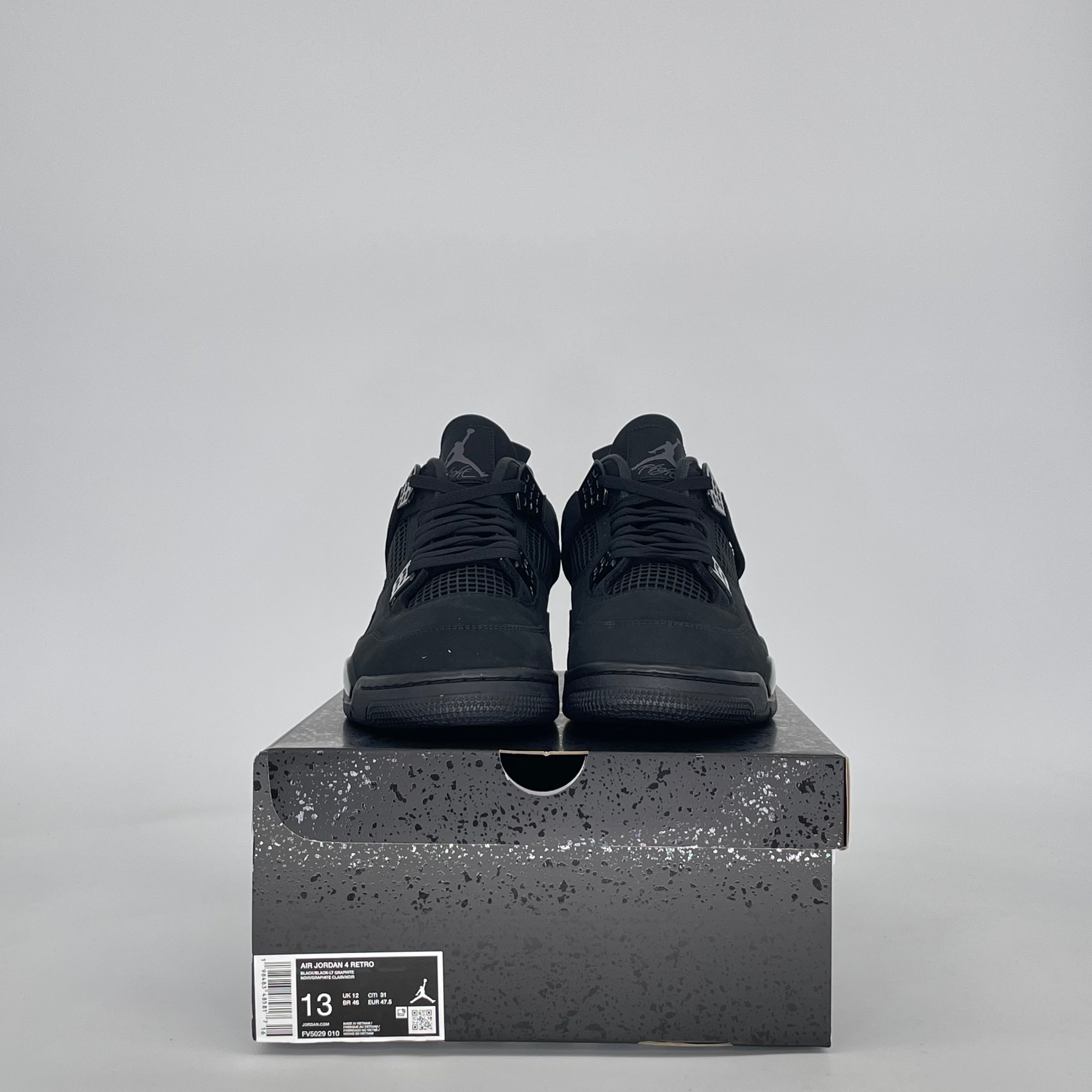 AIR JORDAN 4 BLACK CAT FV5029-010 SIZE 13/14.5W