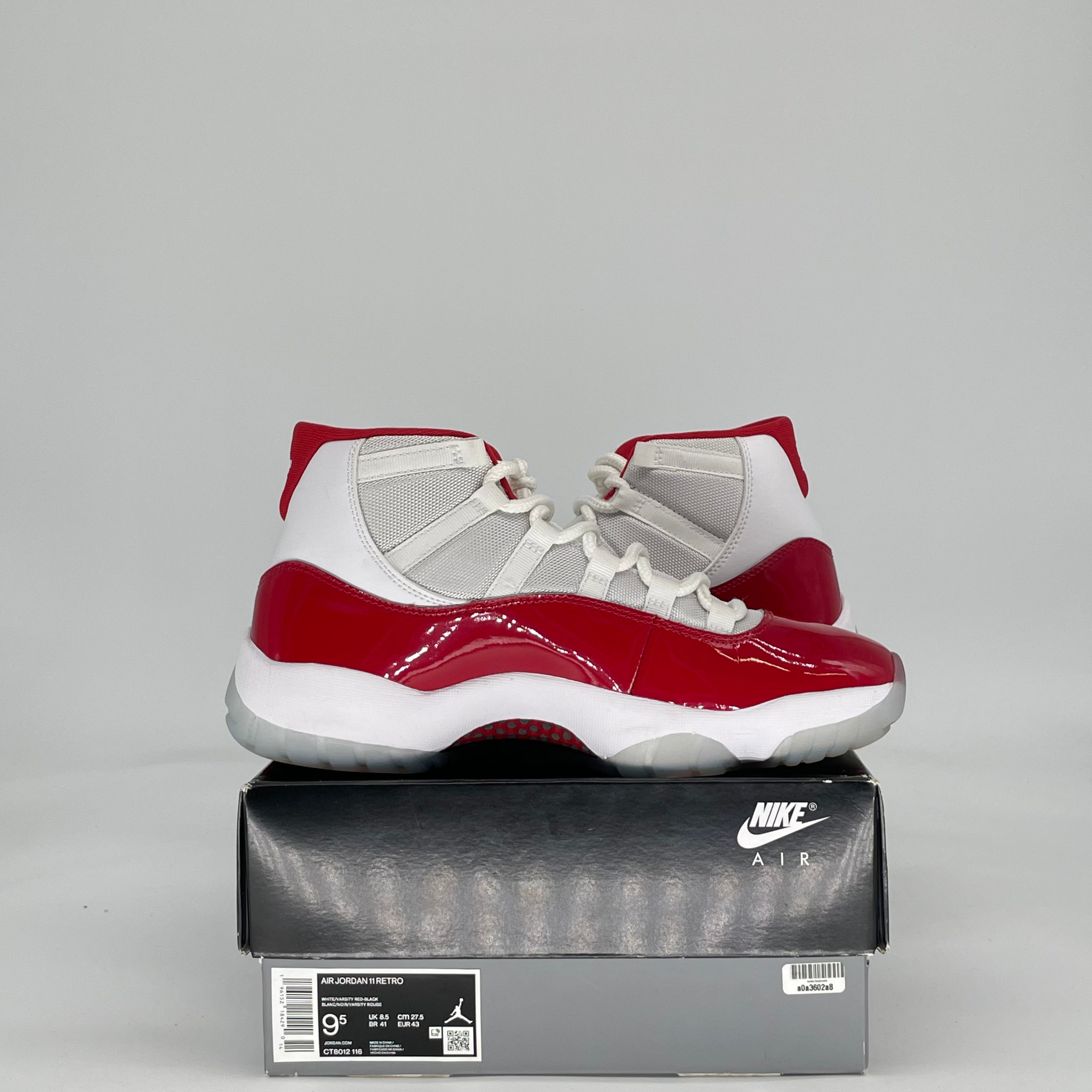 AIR JORDAN 11 CHERRY (2022) CT8012-116 SIZE 9.5/11W
