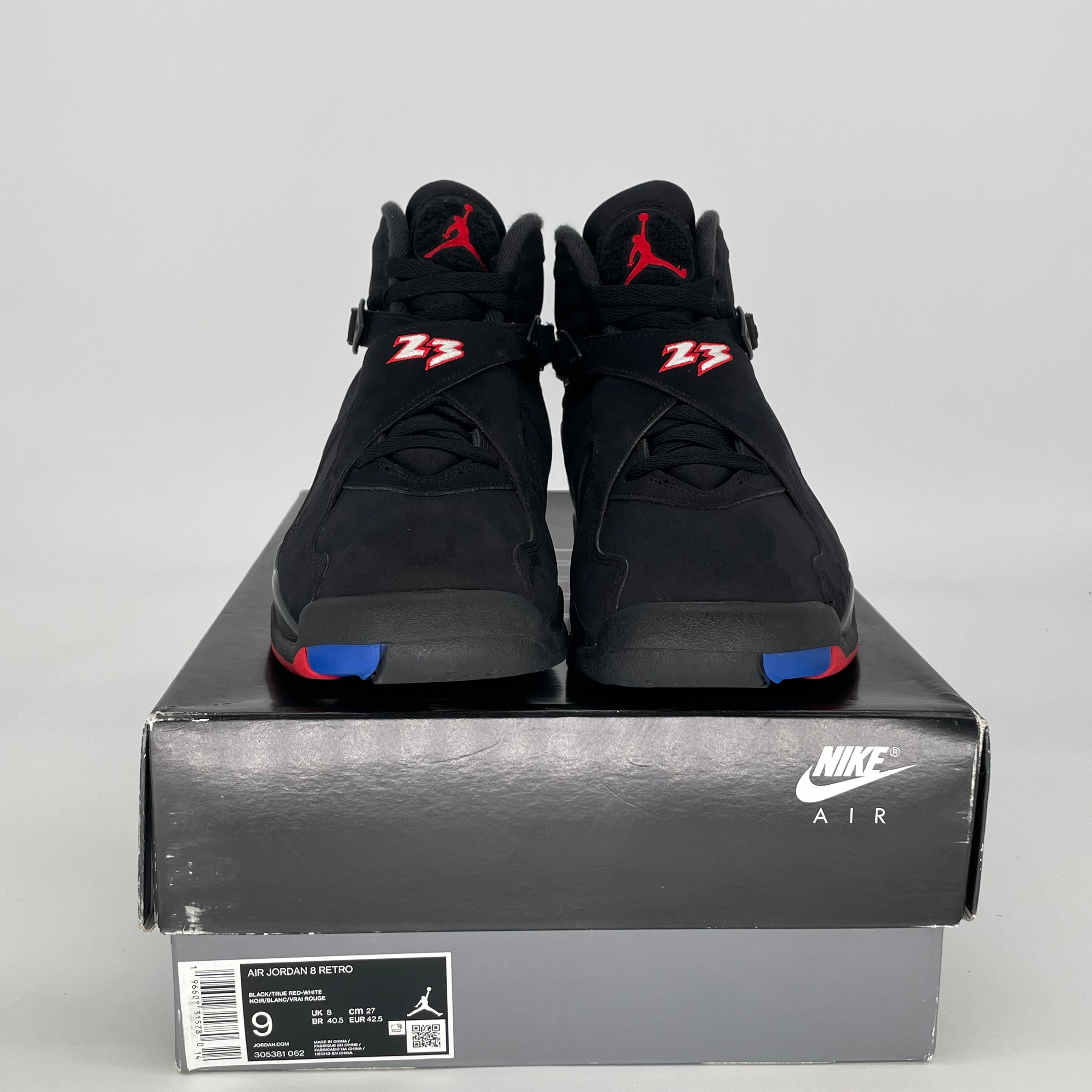 AIR JORDAN 8 PLAYOFFS 305381-062 SIZE 9/10.5W