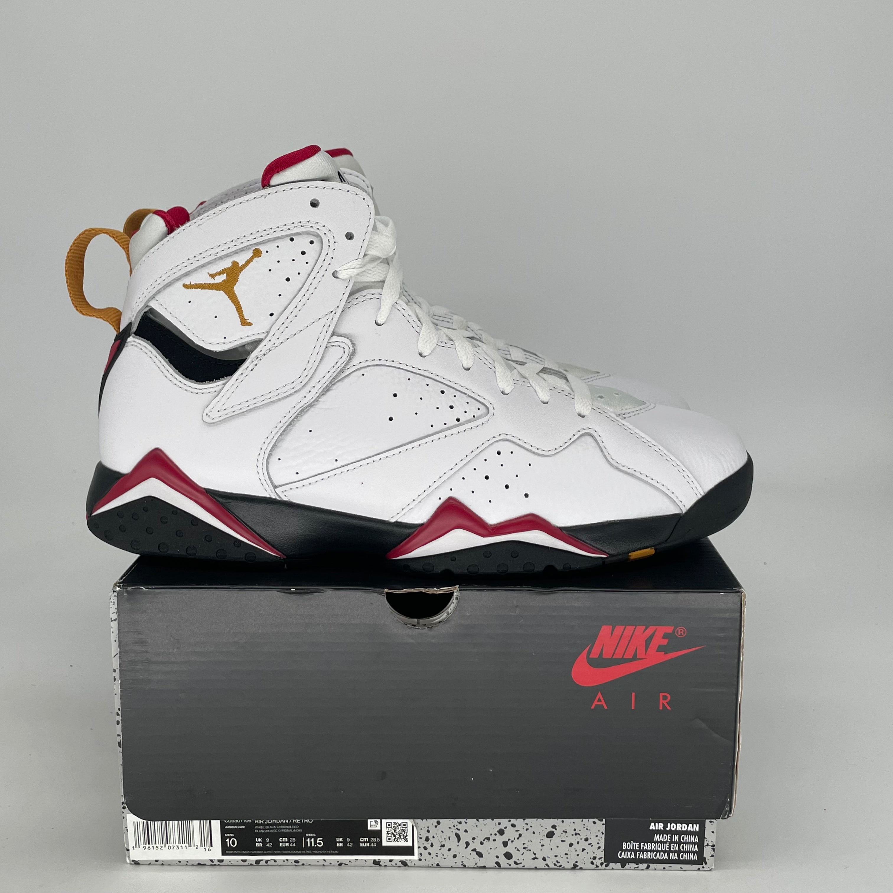 AIR JORDAN 7 CARDINAL CU9307-106 SIZE 10/11.5W