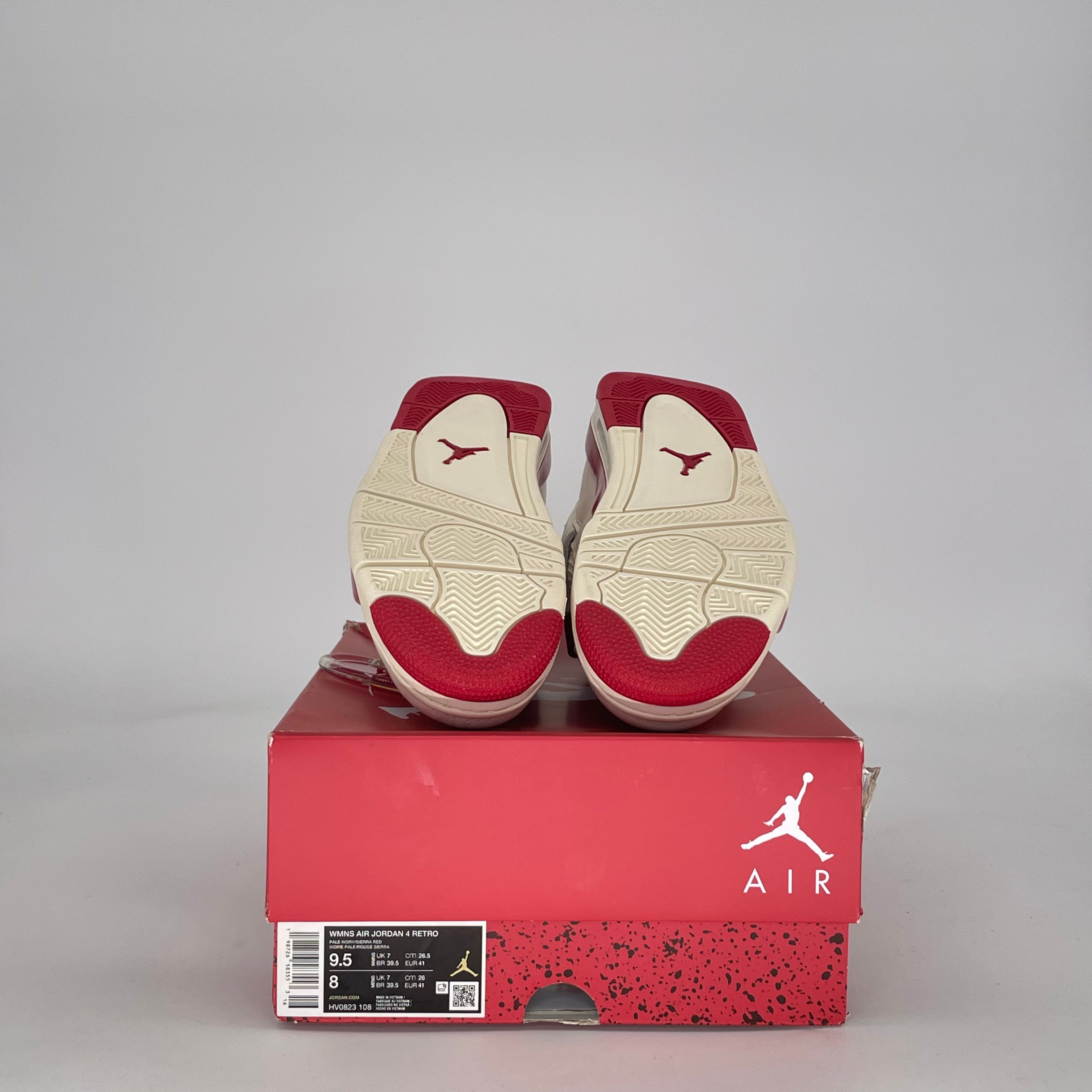 AIR JORDAN 4 VALENTINES DAY SIERRA RED HV0823-108 SIZE 8/9.5W