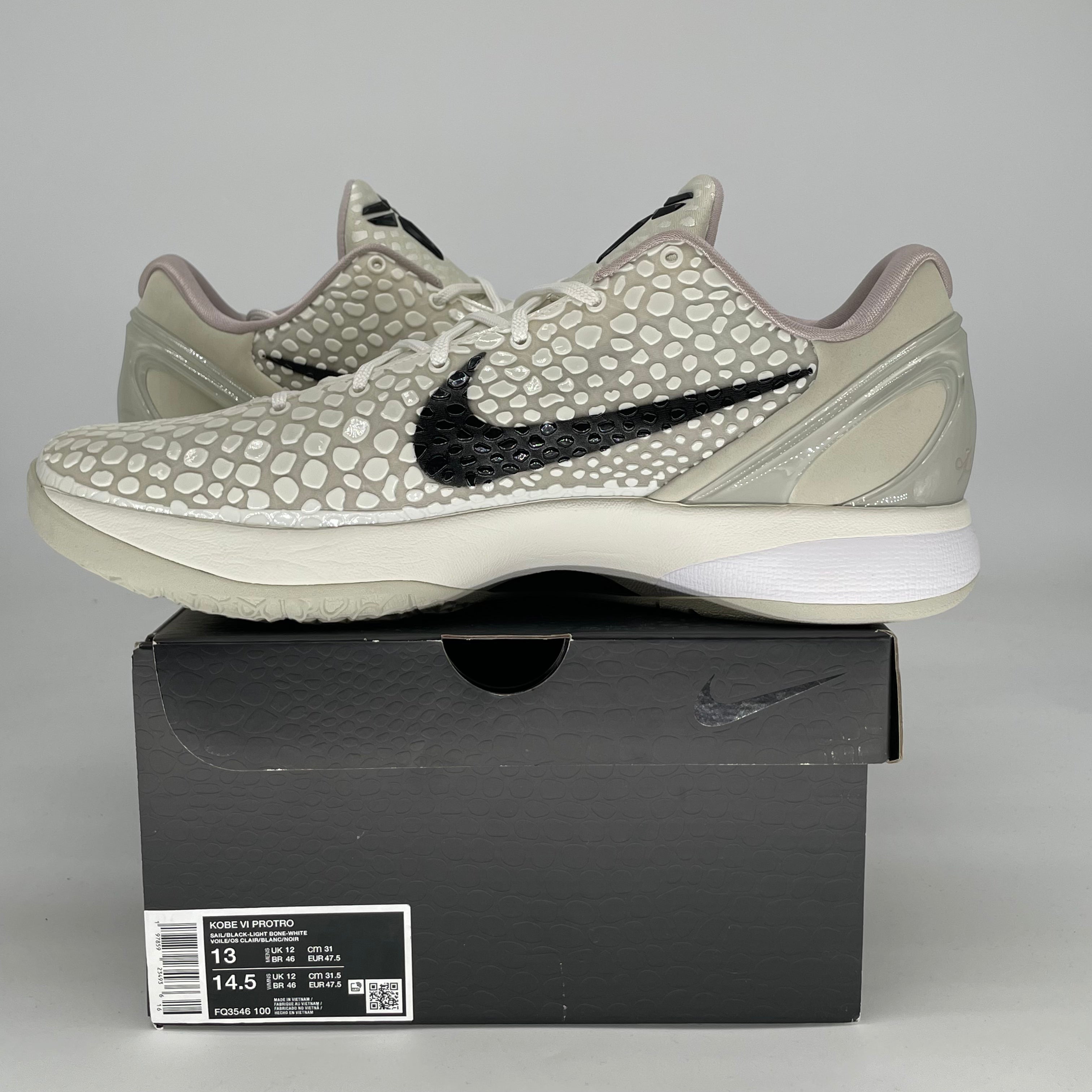 NIKE KOBE 6 PROTRO SAIL ALL STAR FQ3546-100 SIZE 13/14.5W