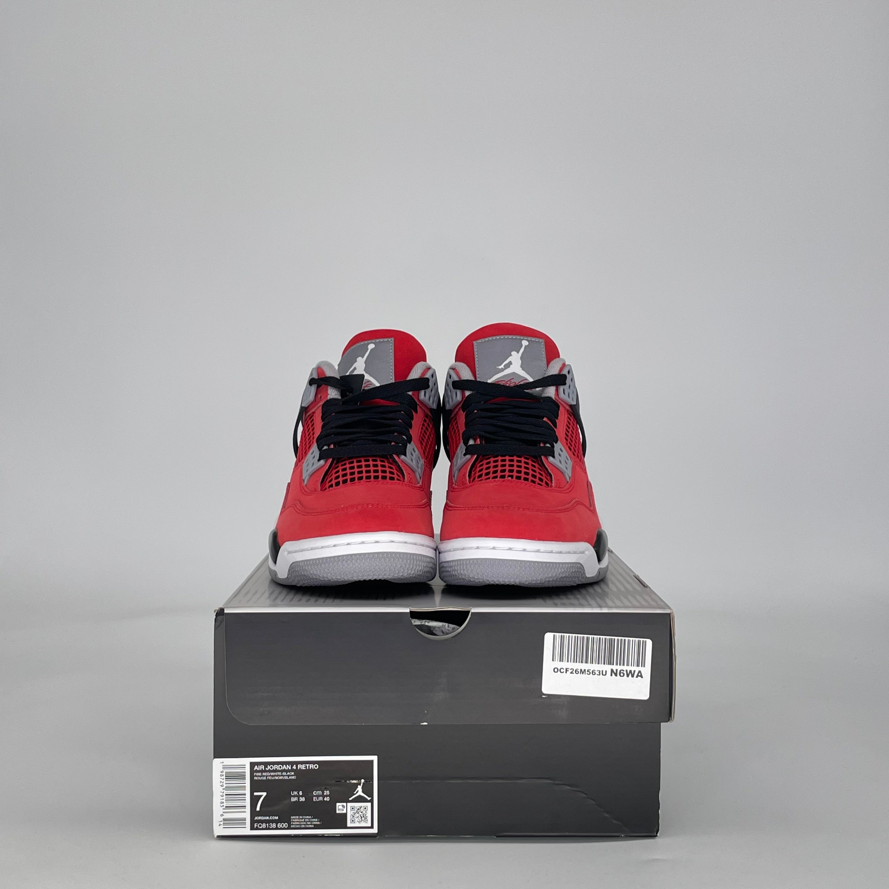 AIR JORDAN 4 TORO BRAVO FQ8138-600 SIZE 7/8.5W GS