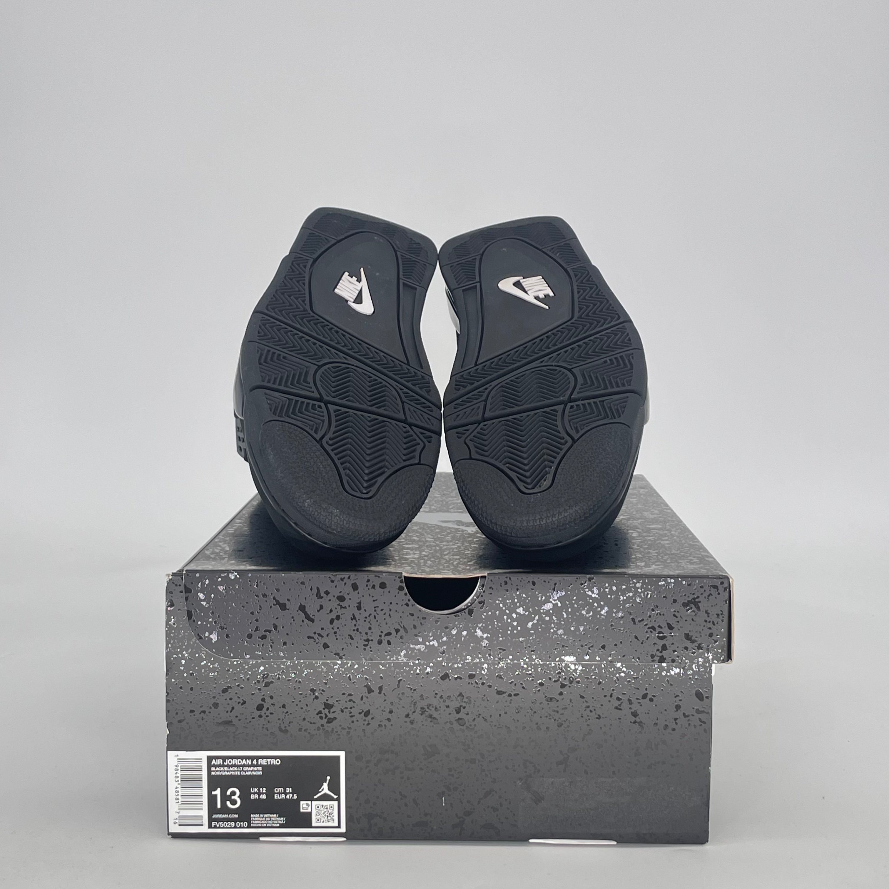 AIR JORDAN 4 BLACK CAT FV5029-010 SIZE 13/14.5W