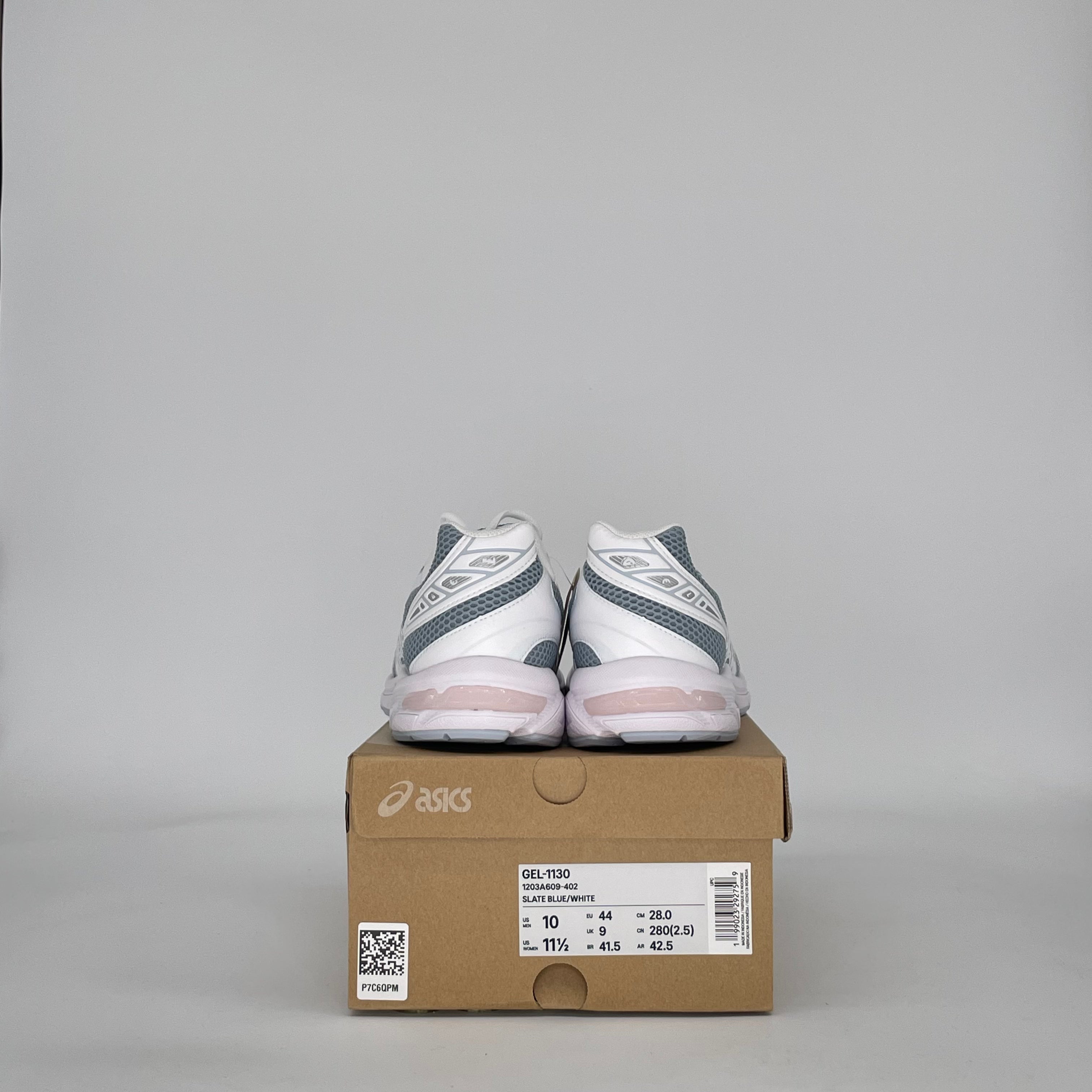 ASICS GEL-1130 SLATE BLUE/WHITE 1203A609-402 SIZE 10/11.5W