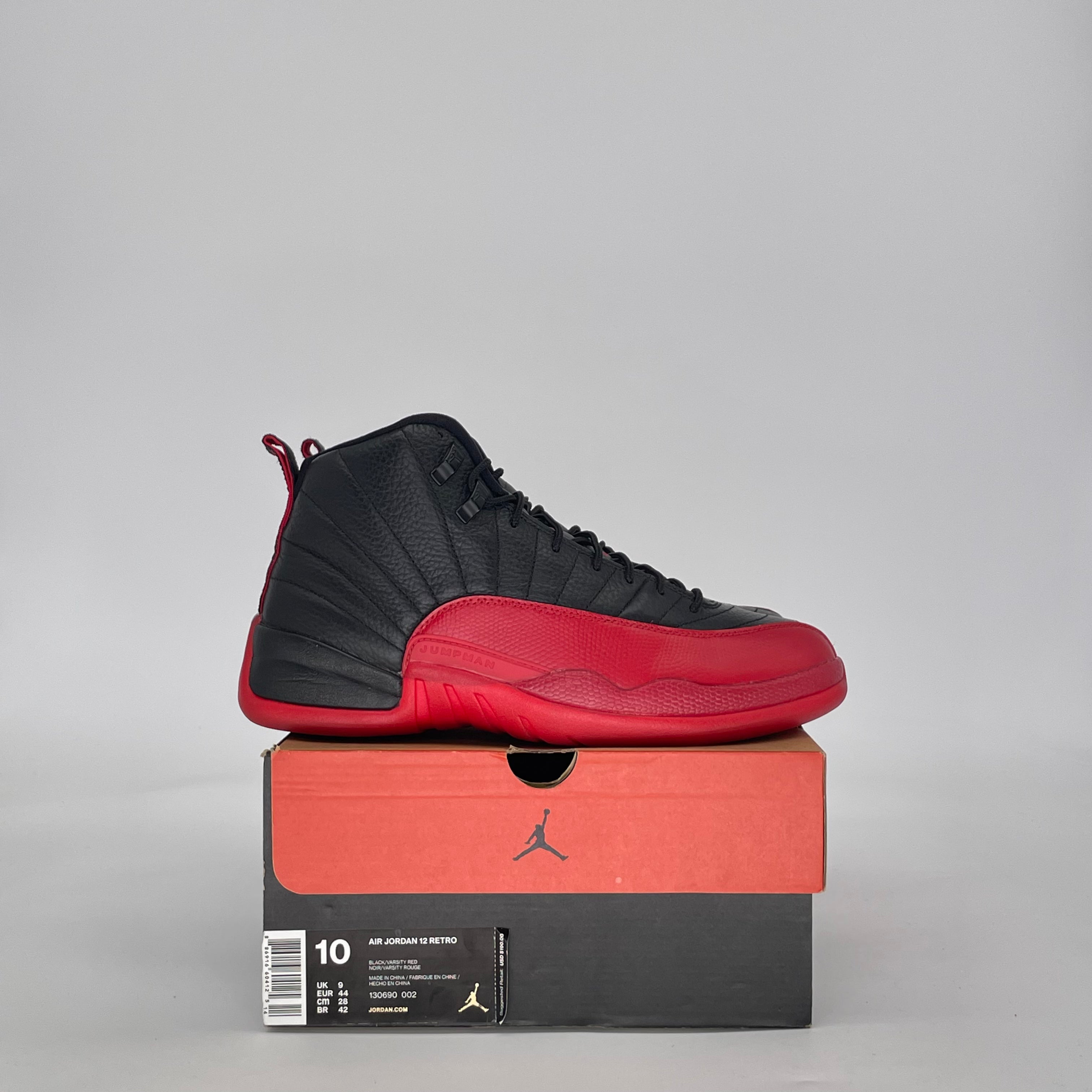 AIR JORDAN 12 FLU GAME 130690-002 SIZE 10/11.5W