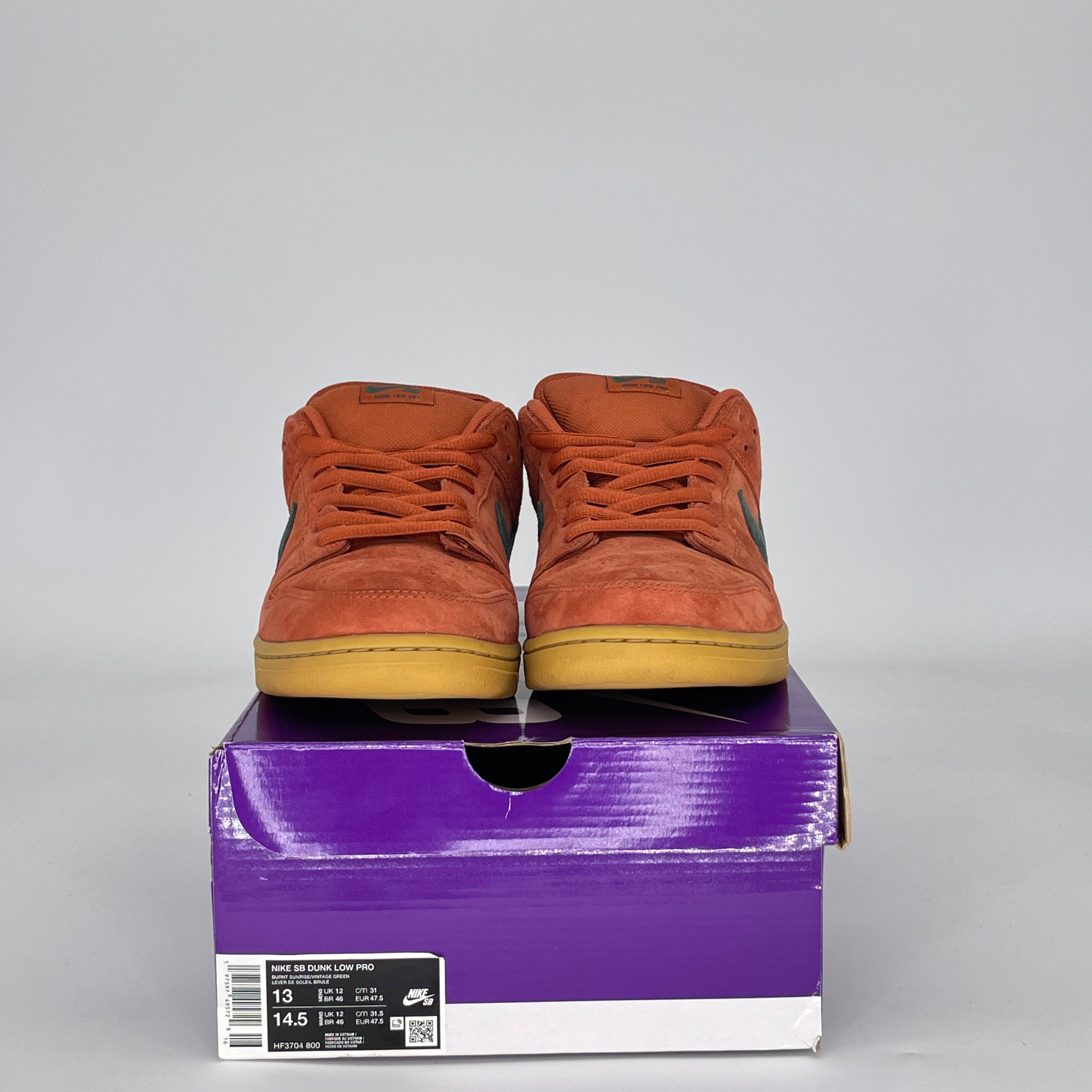 NIKE SB DUNK LOW BURNT SUNRISE HF3704-800 SIZE 13/14.5W