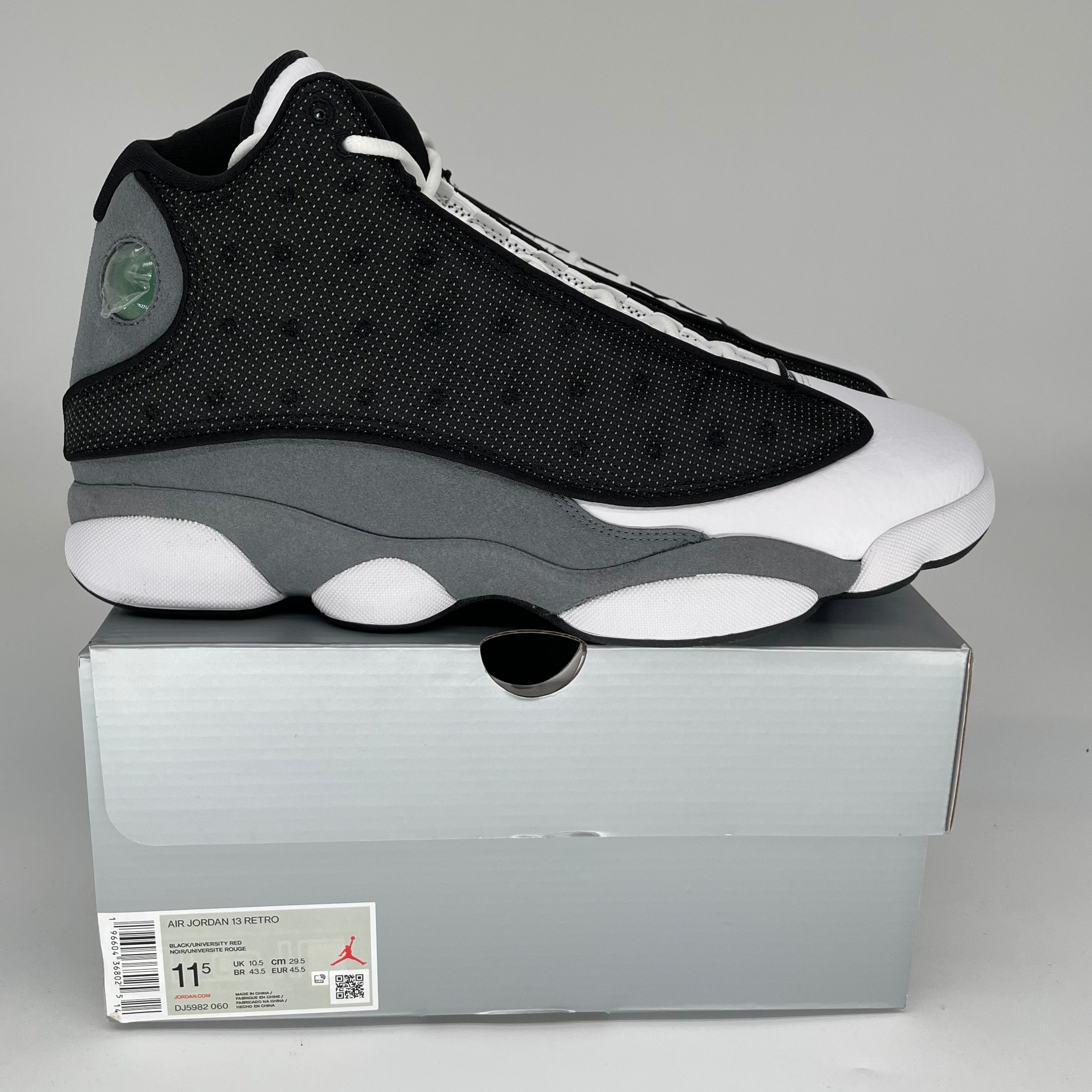 AIR JORDAN 13 BLACK FLINT SIZE 11.5 DJ5982-060
