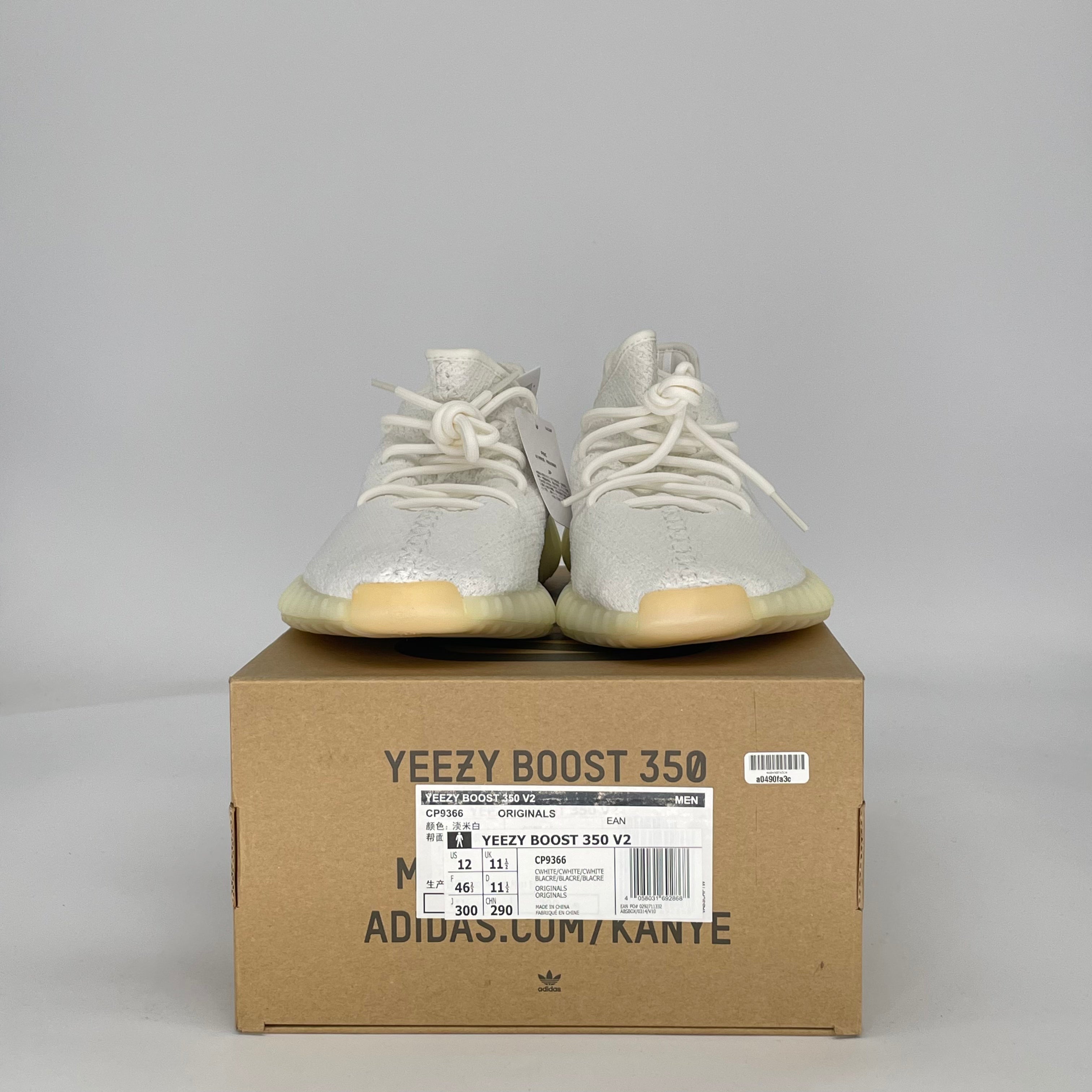 ADIDAS YEEZY BOOST 350 V2 CREAM CP9366 SIZE 12/13.5W
