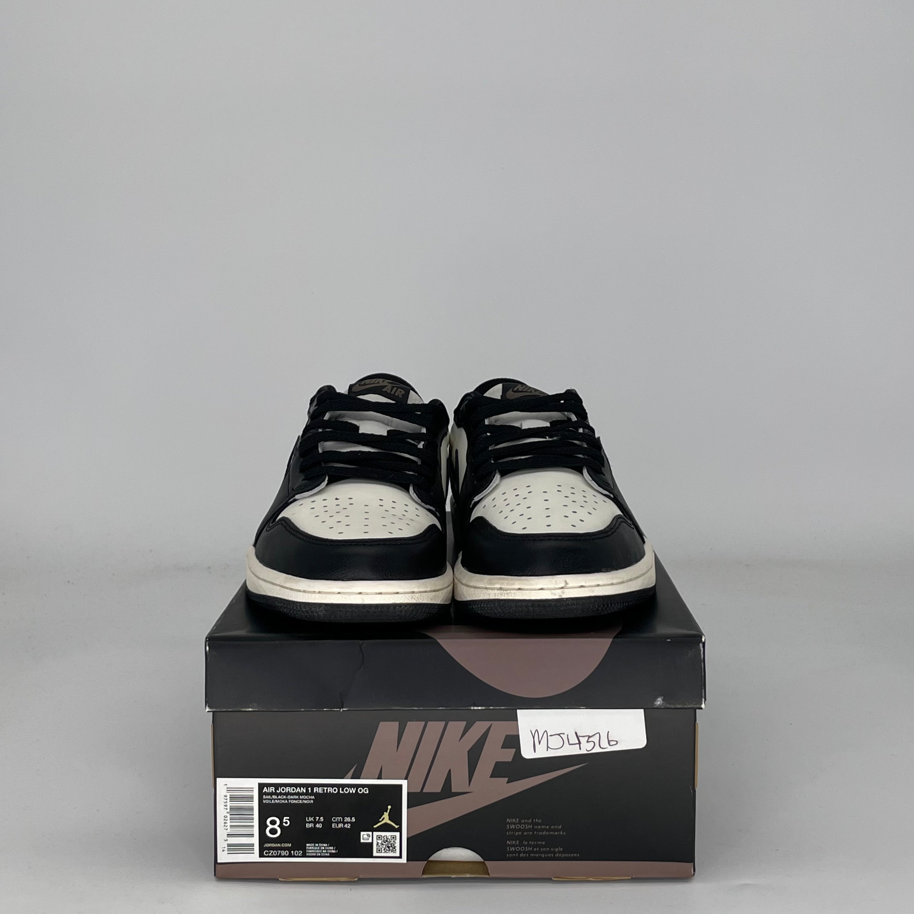 AIR JORDAN 1 LOW MOCHA CZ0790-102 SIZE 8.5/10W