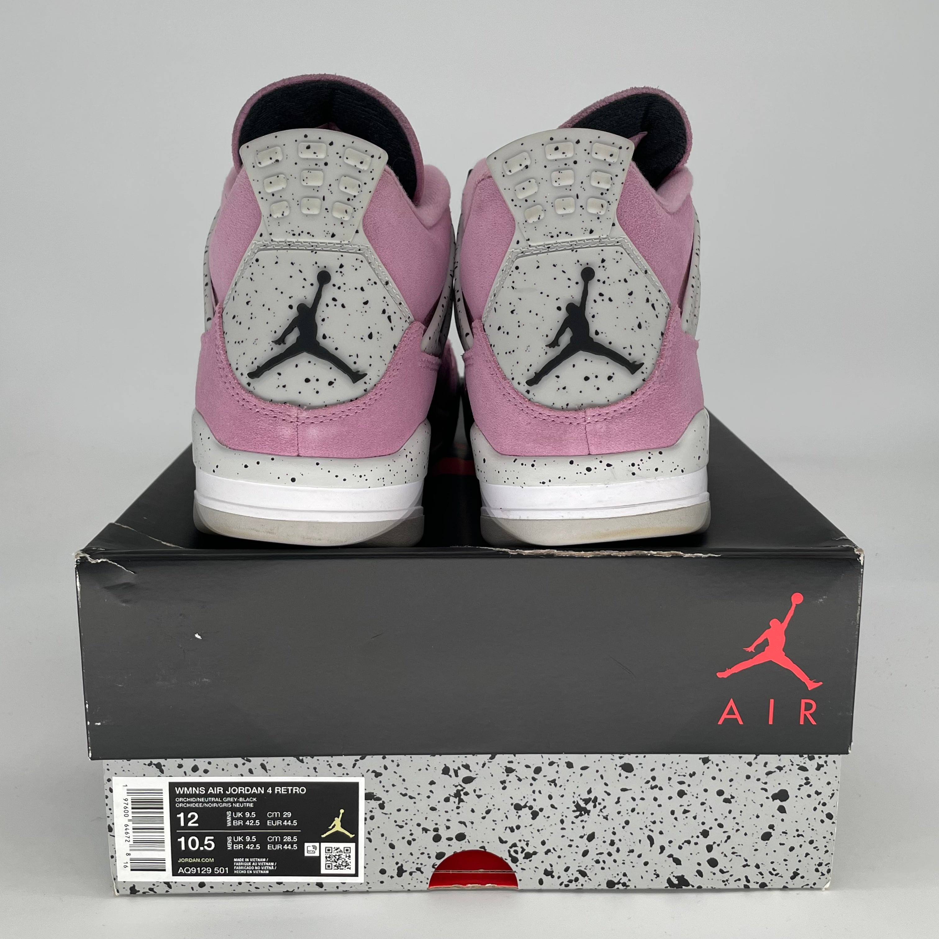 AIR JORDAN 4 ORCHID W AQ9129-501 SIZE 10.5/12W