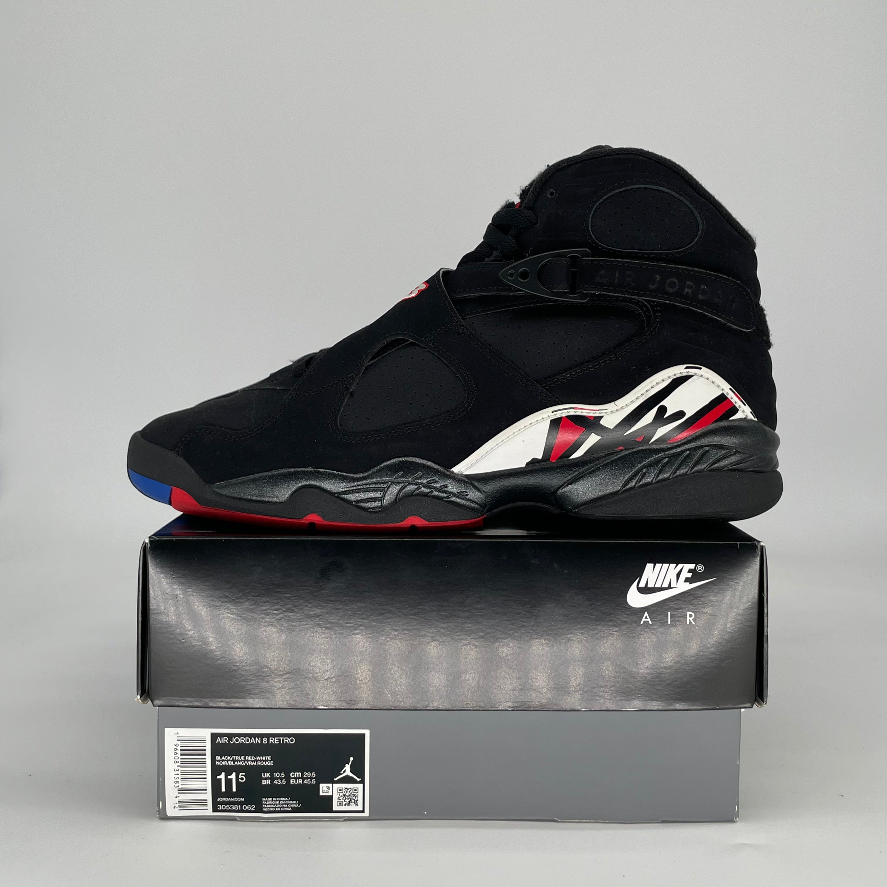 AIR JORDAN 8 PLAYOFFS 305381-062 SIZE 11.5/13W