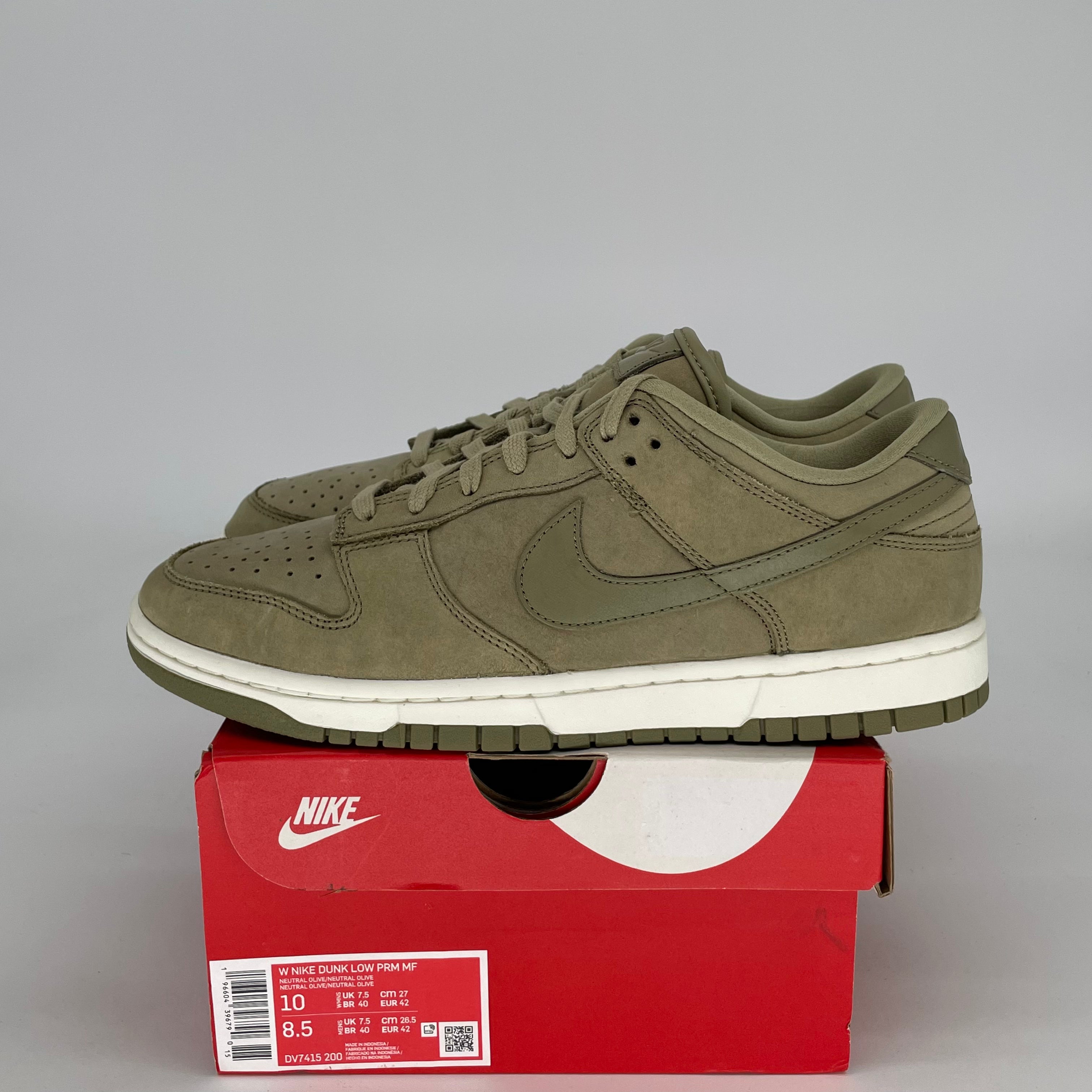 NIKE DUNK LOW NEUTRAL OLIVE W DV7415-200 SIZE 8.5/10W