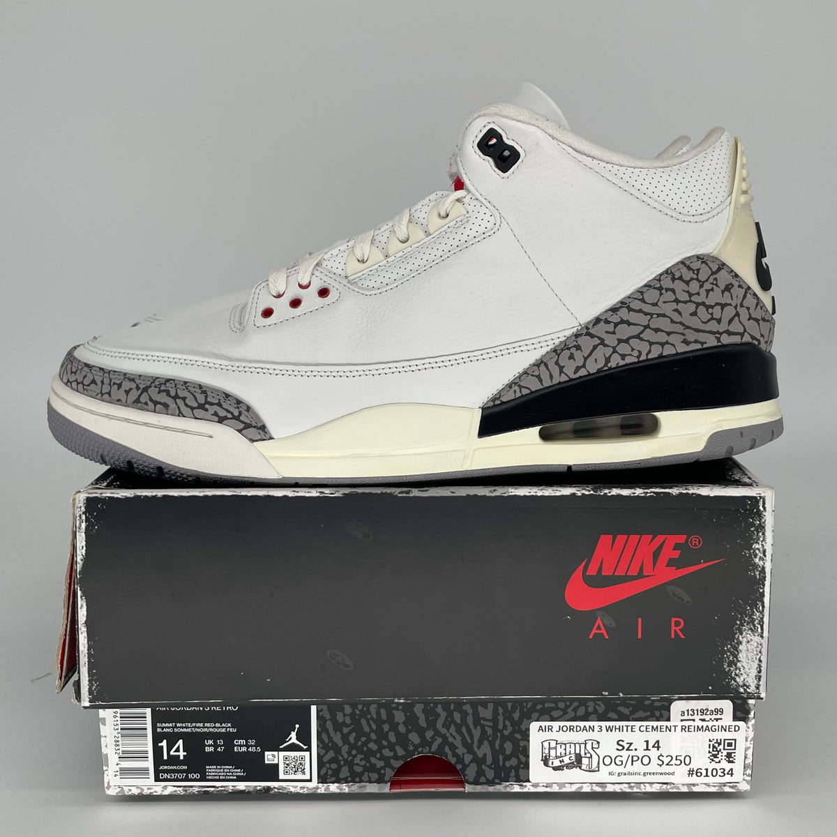 Jordan 3 Retro White Cement Reimagined