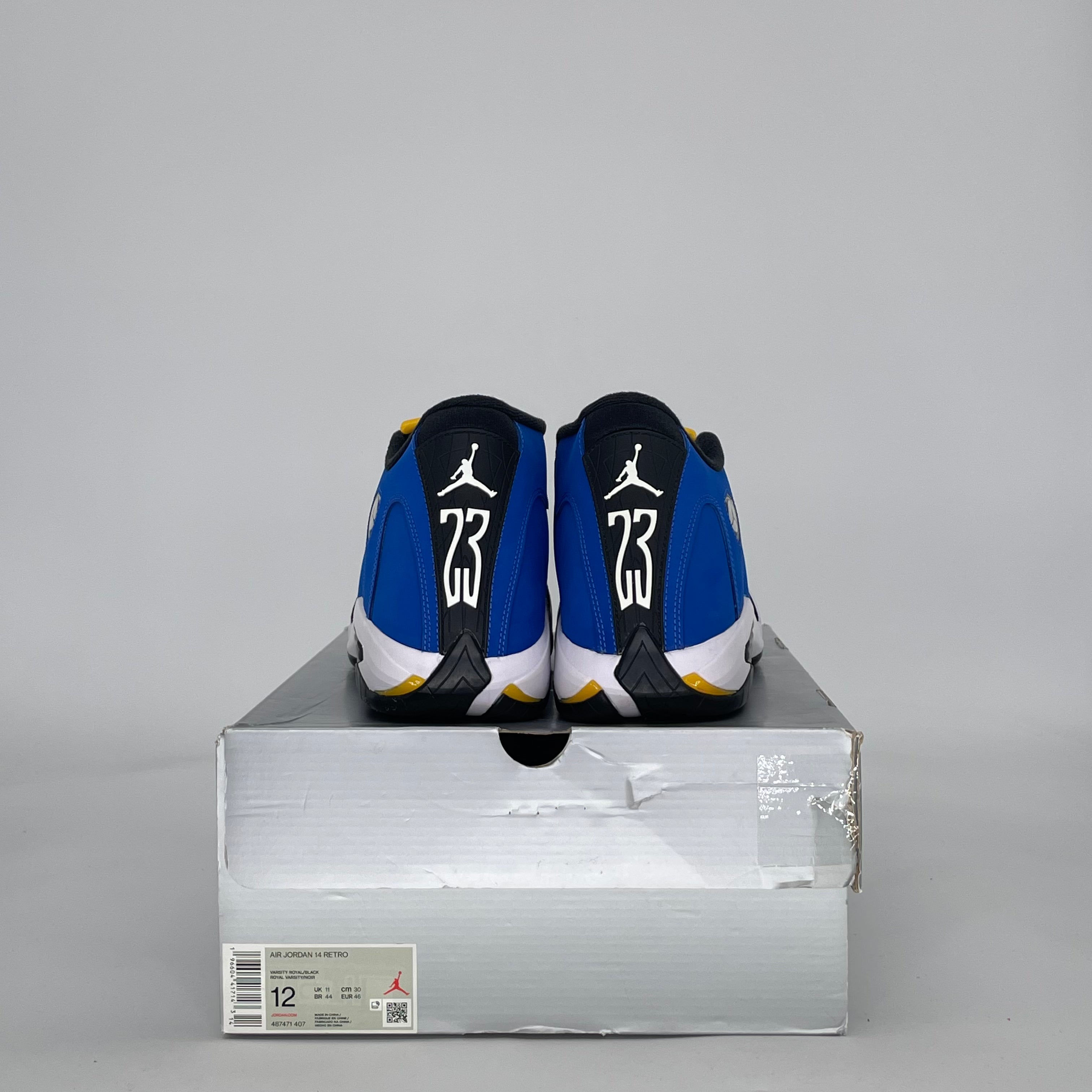 AIR JORDAN 14 LANEY 487471-407 SIZE 12/13.5W