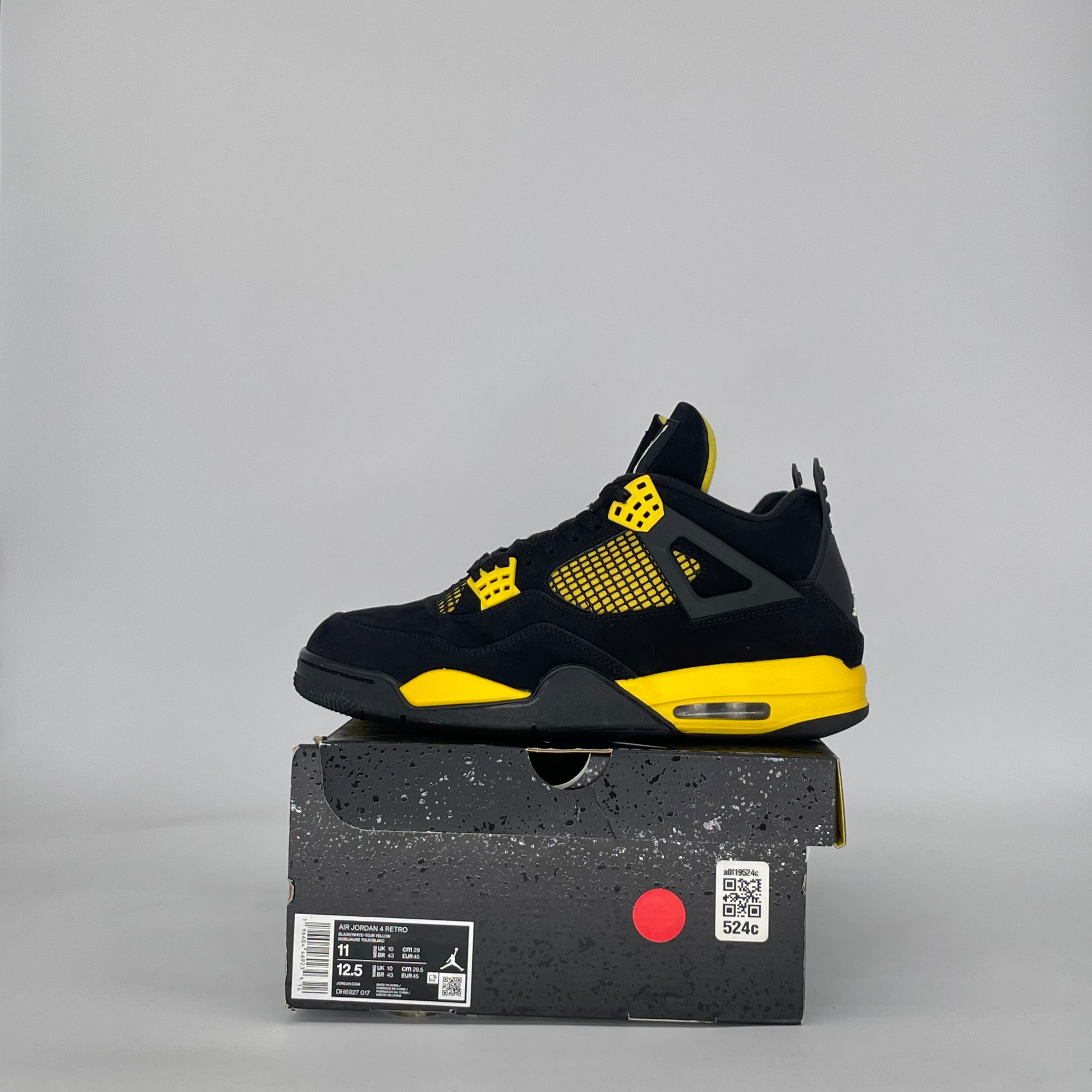 AIR JORDAN 4 THUNDER (2023) DH6927-017 SIZE 11/12.5W