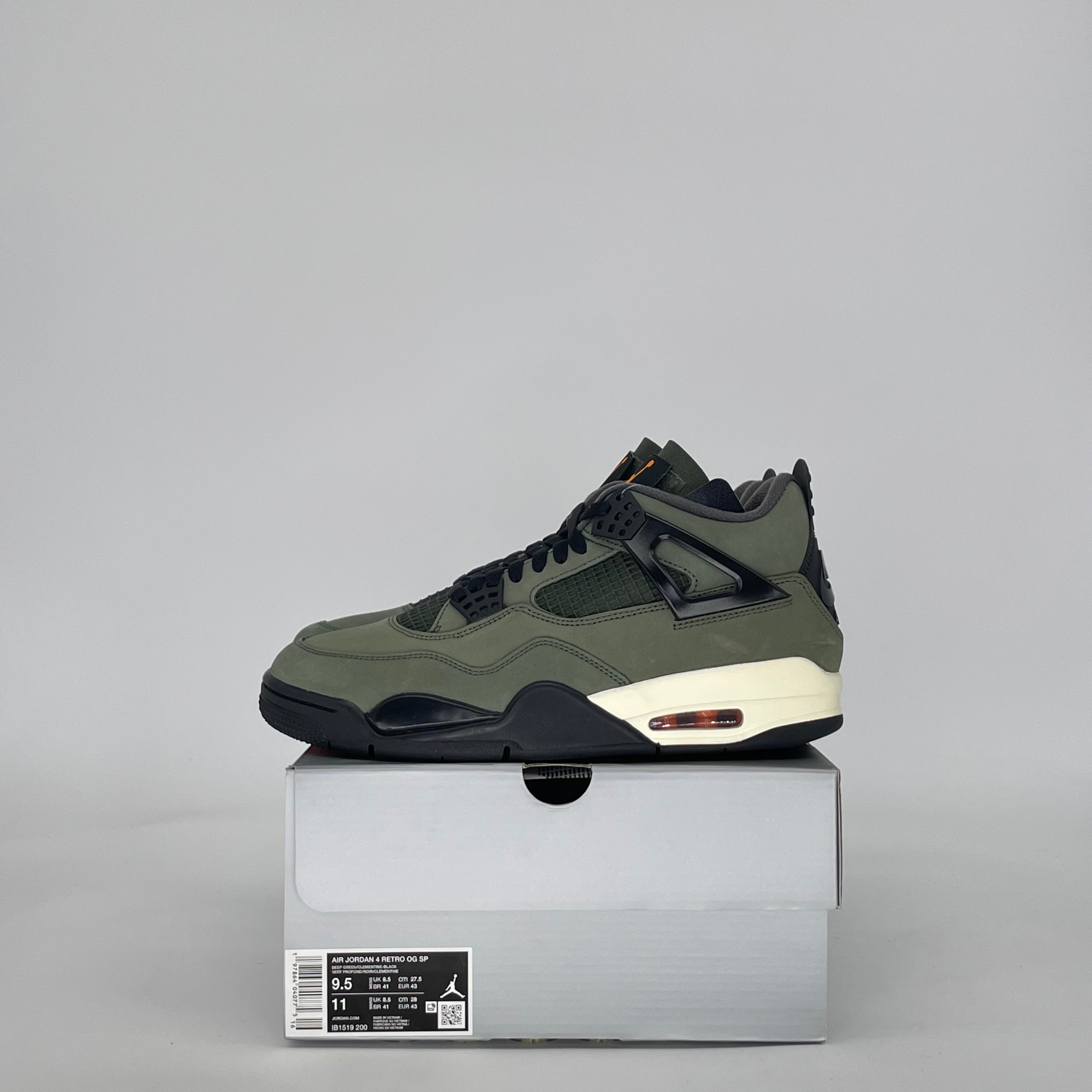AIR JORDAN 4 UNDEFEATED IB1519-200 SIZE 9.5/11W