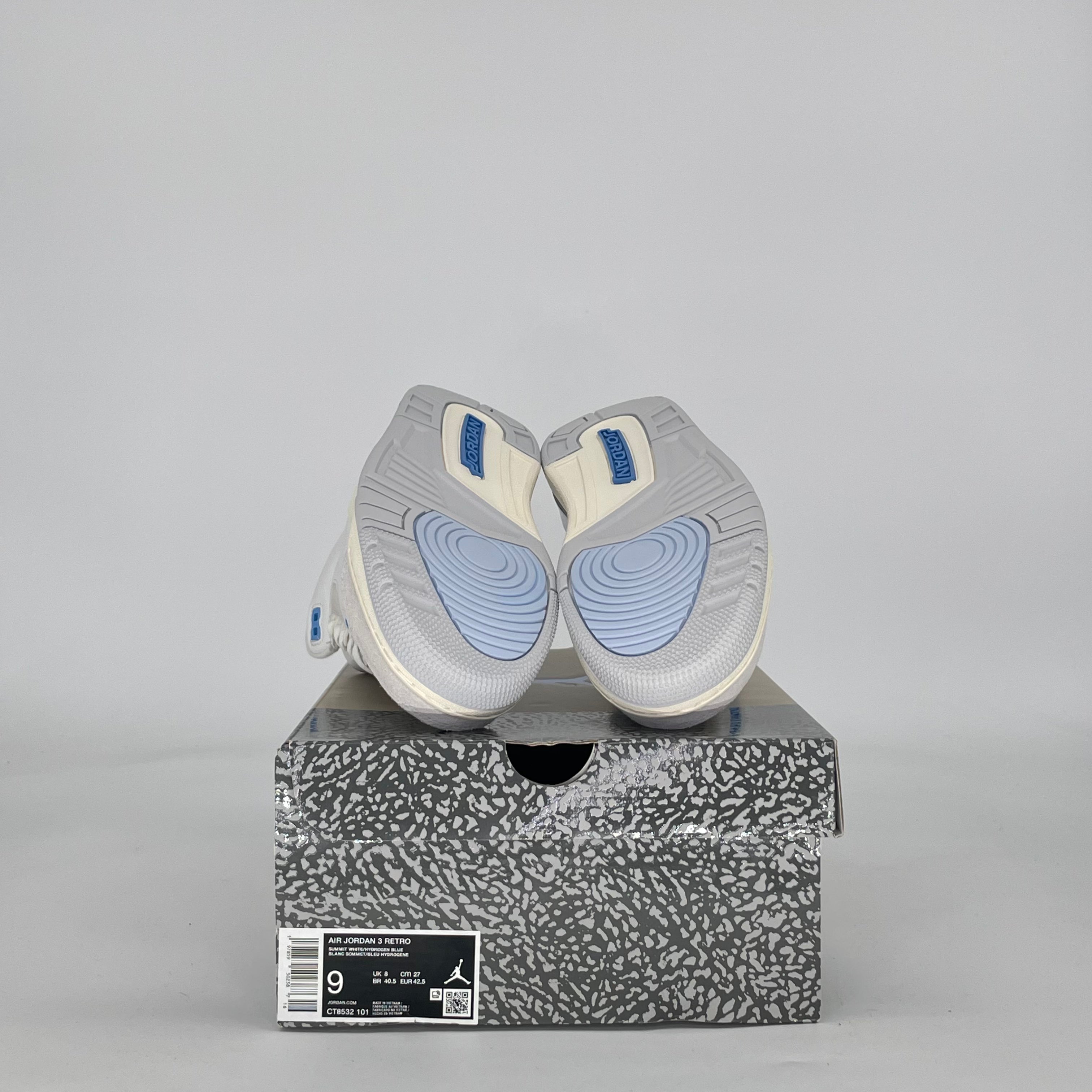 AIR JORDAN 3 LUCKY SHORTS CT8532-101 SIZE 9/10.5W