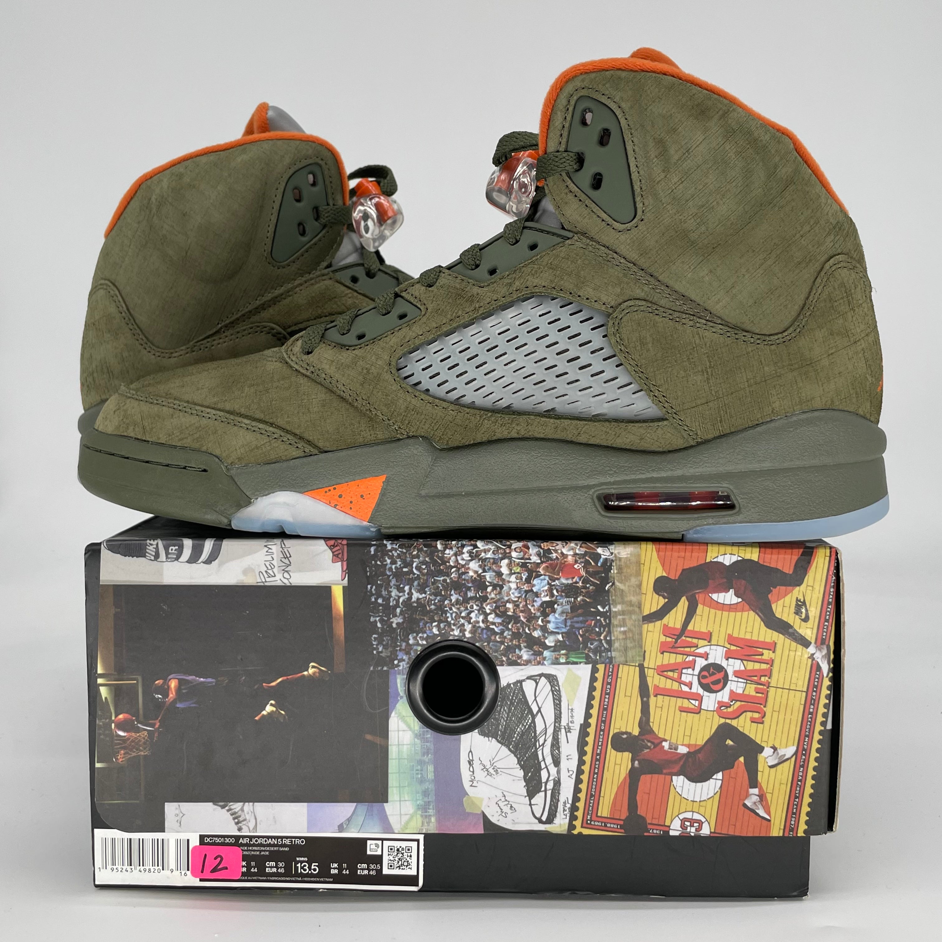AIR JORDAN 5 OLIVE DD0587-308 SIZE 12/13.5W