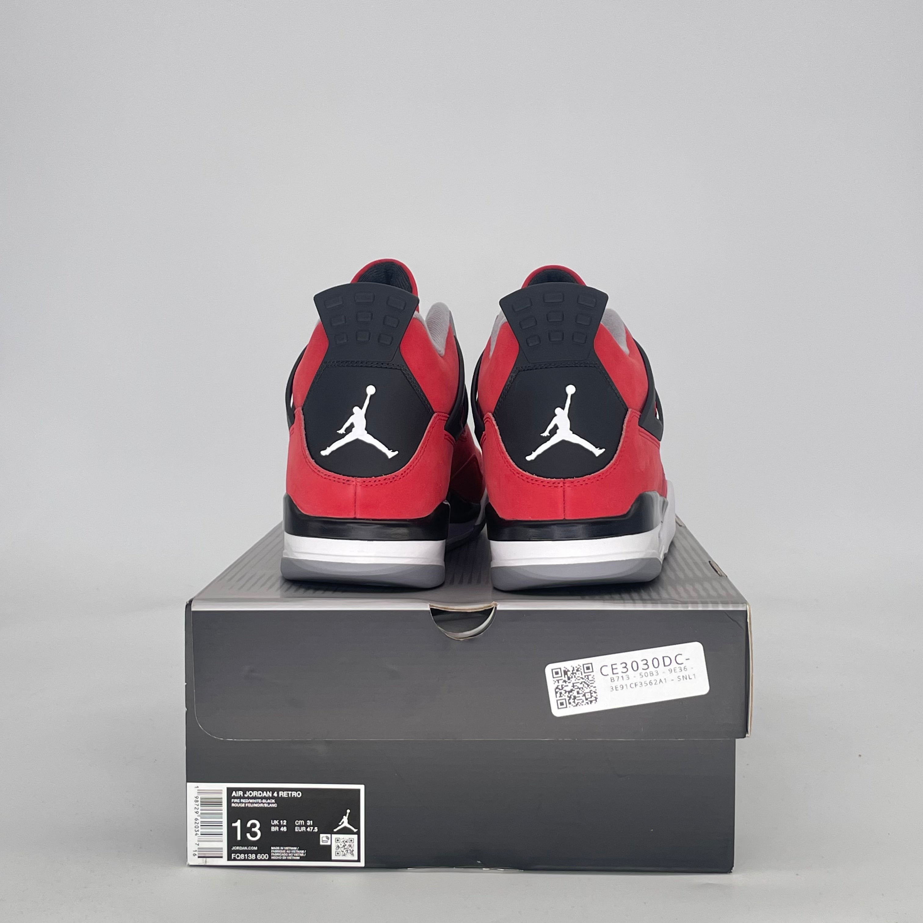 AIR JORDAN 4 TORO BRAVO FQ8138-600 SIZE 13/14.5W