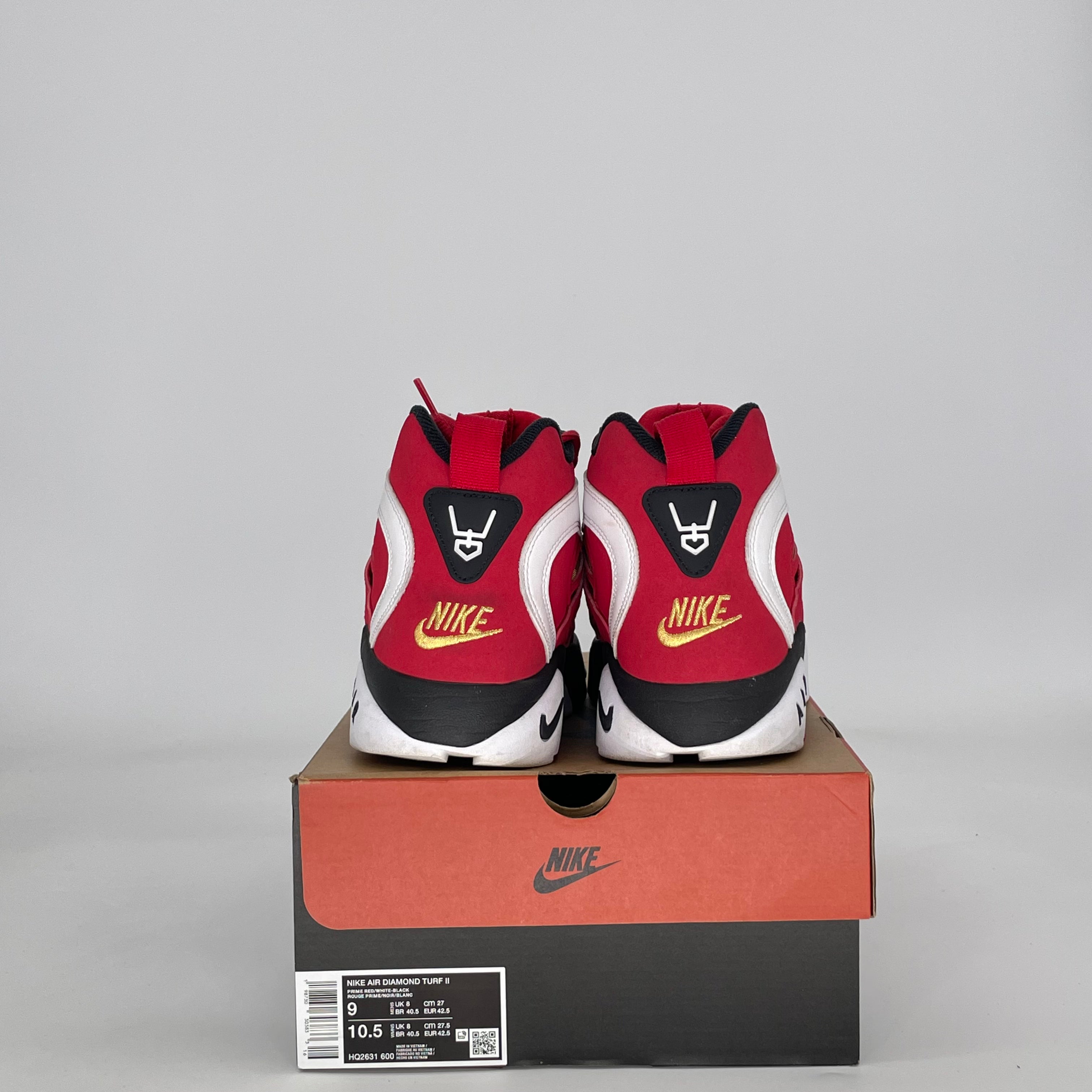NIKE AIR DIAMOND TURF 2 RED GOLD (2026) HQ2631-600 SIZE 9/10.5W