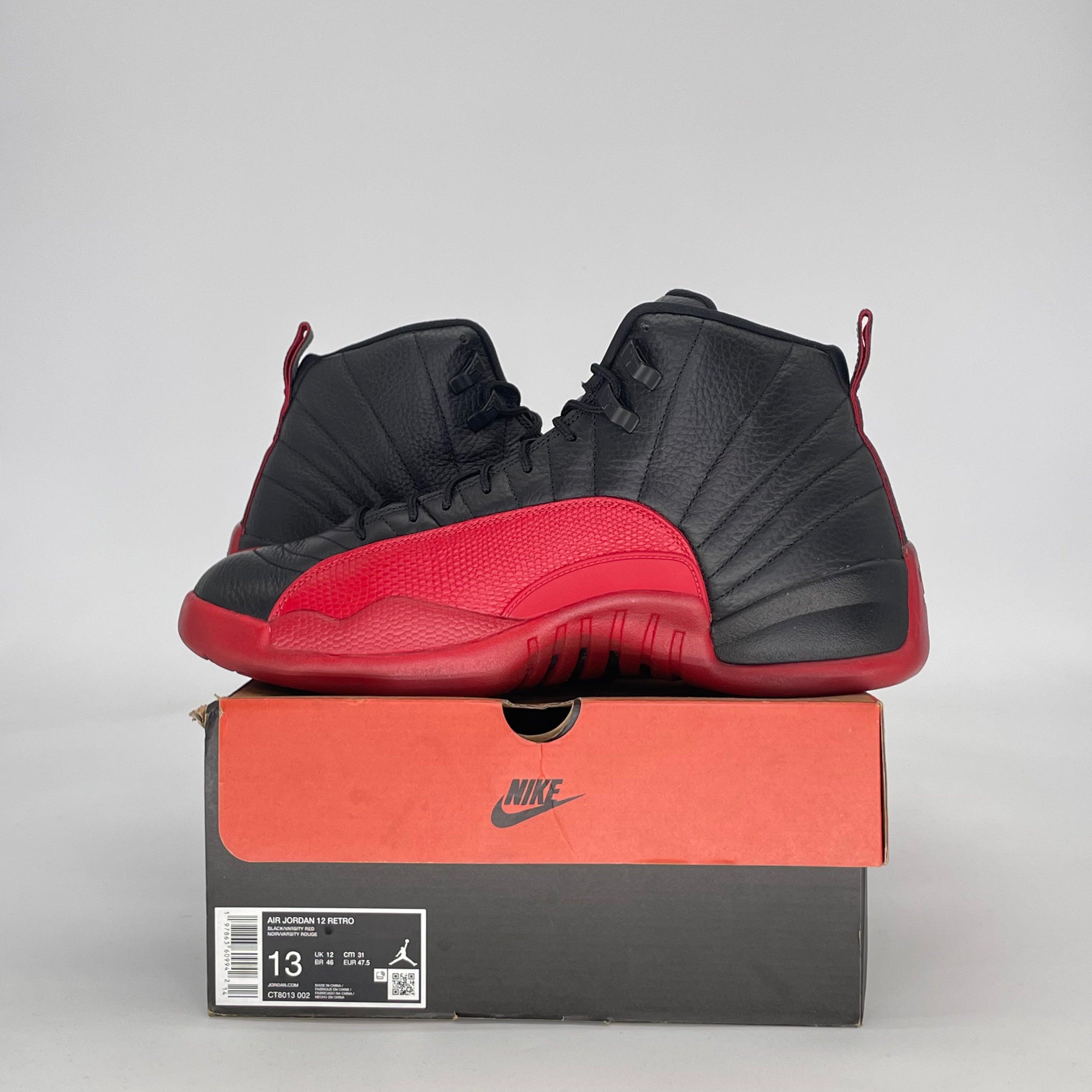 AIR JORDAN 12 FLU GAME CT8013-002 SIZE 13/14.5W