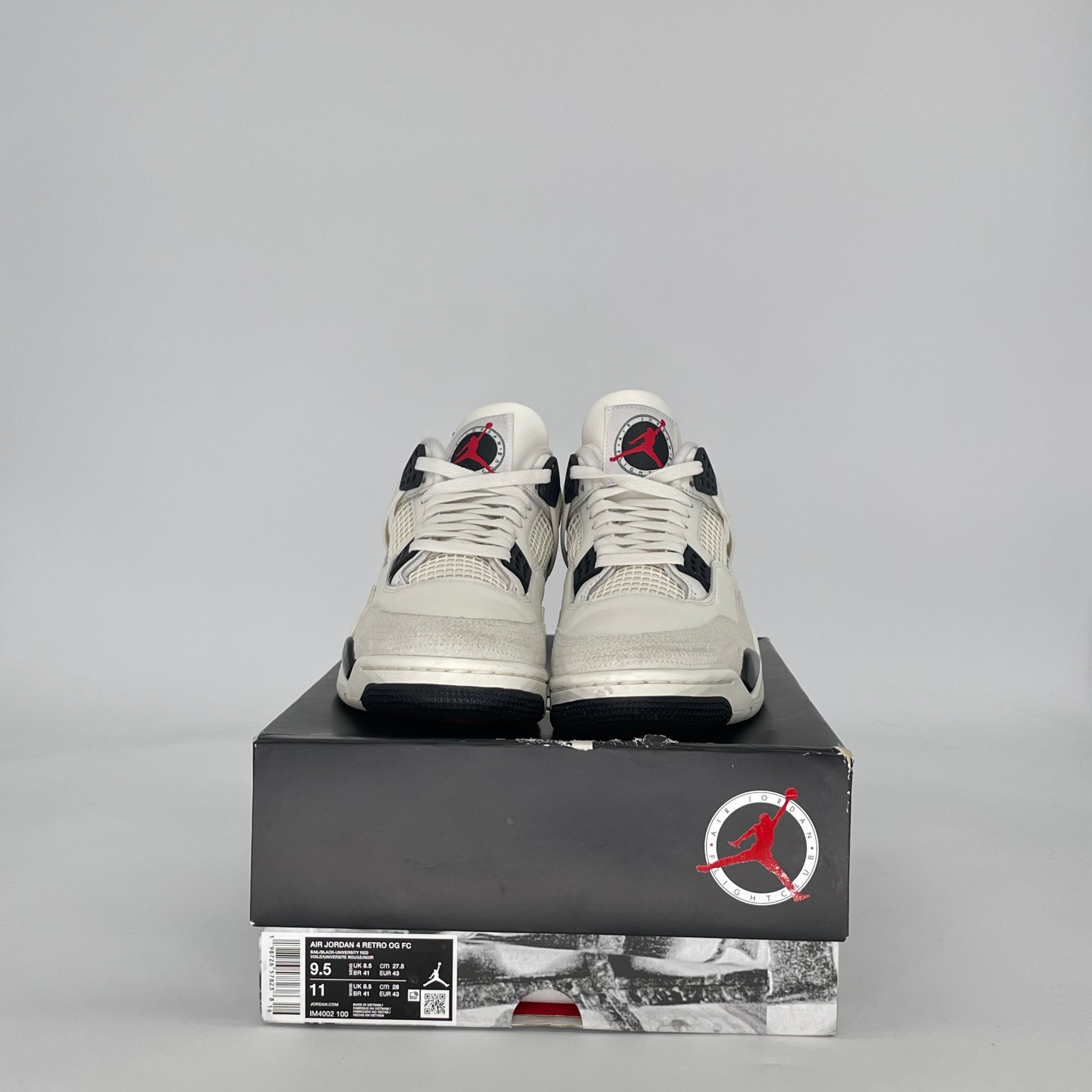 AIR JORDAN 4 FLIGHT CLUB IM4002-100 SIZE 9.5/11W