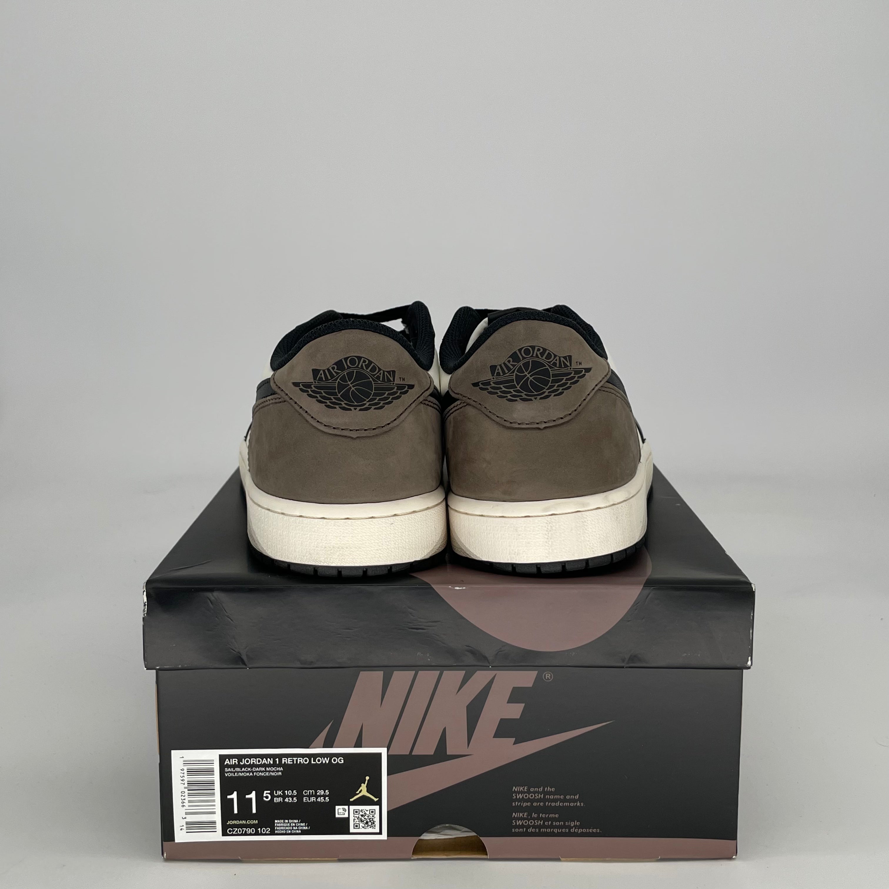 AIR JORDAN 1 LOW MOCHA CZ0790-102 SIZE 11.5/13W