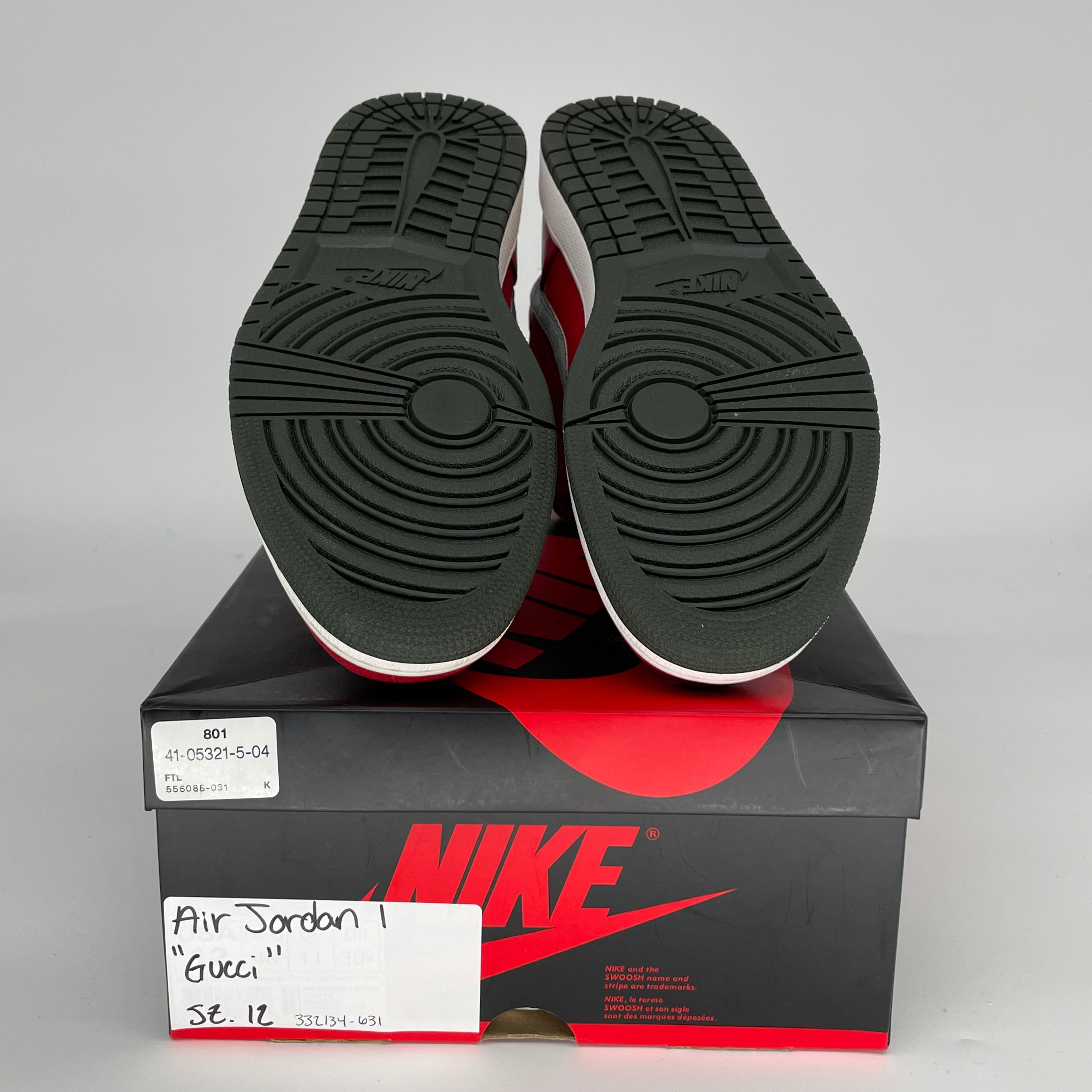 AIR JORDAN 1 GUCCI 332134-631 SIZE 12/13.5W
