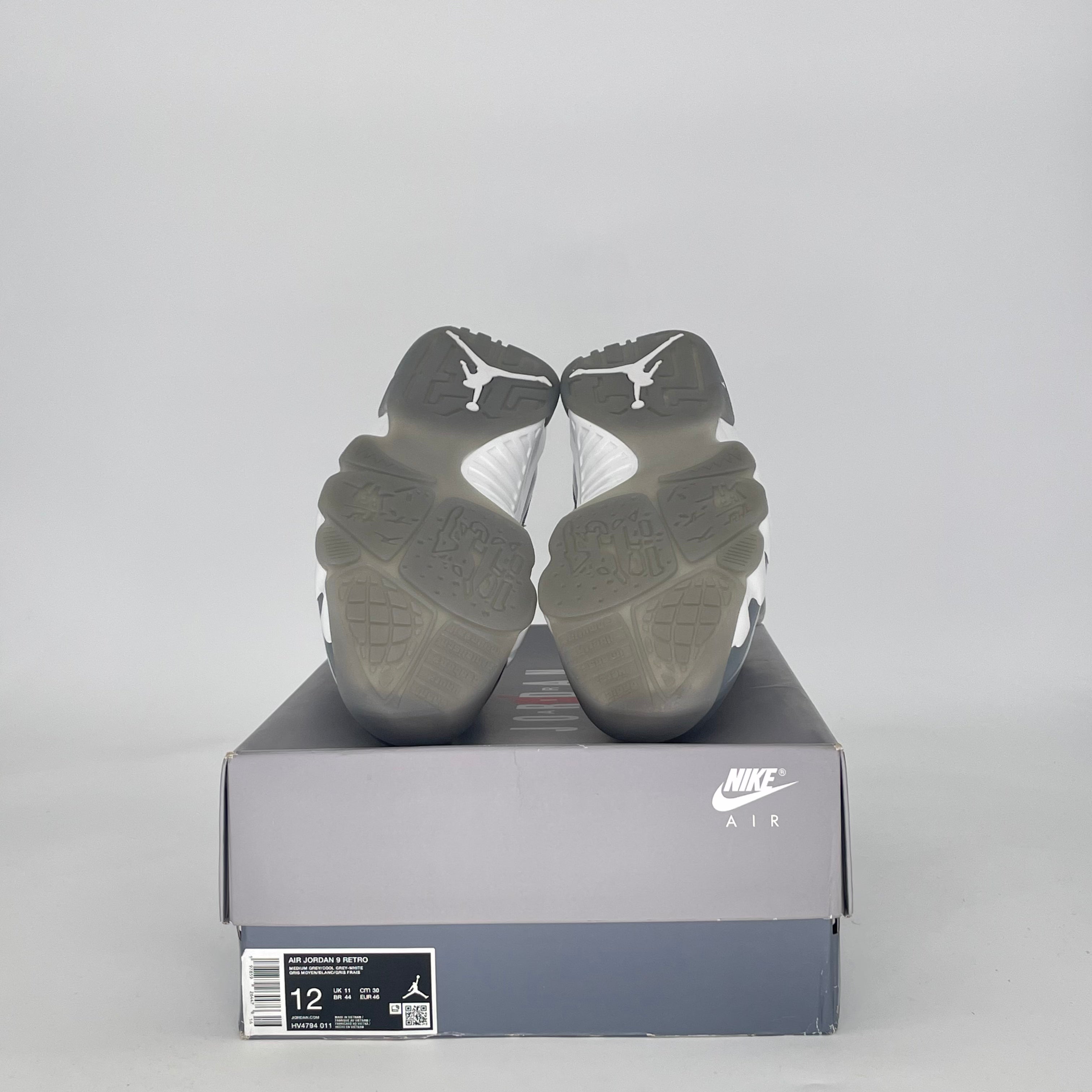 AIR JORDAN 9 COOL GREY HV4794-011 SIZE 12/13.5W