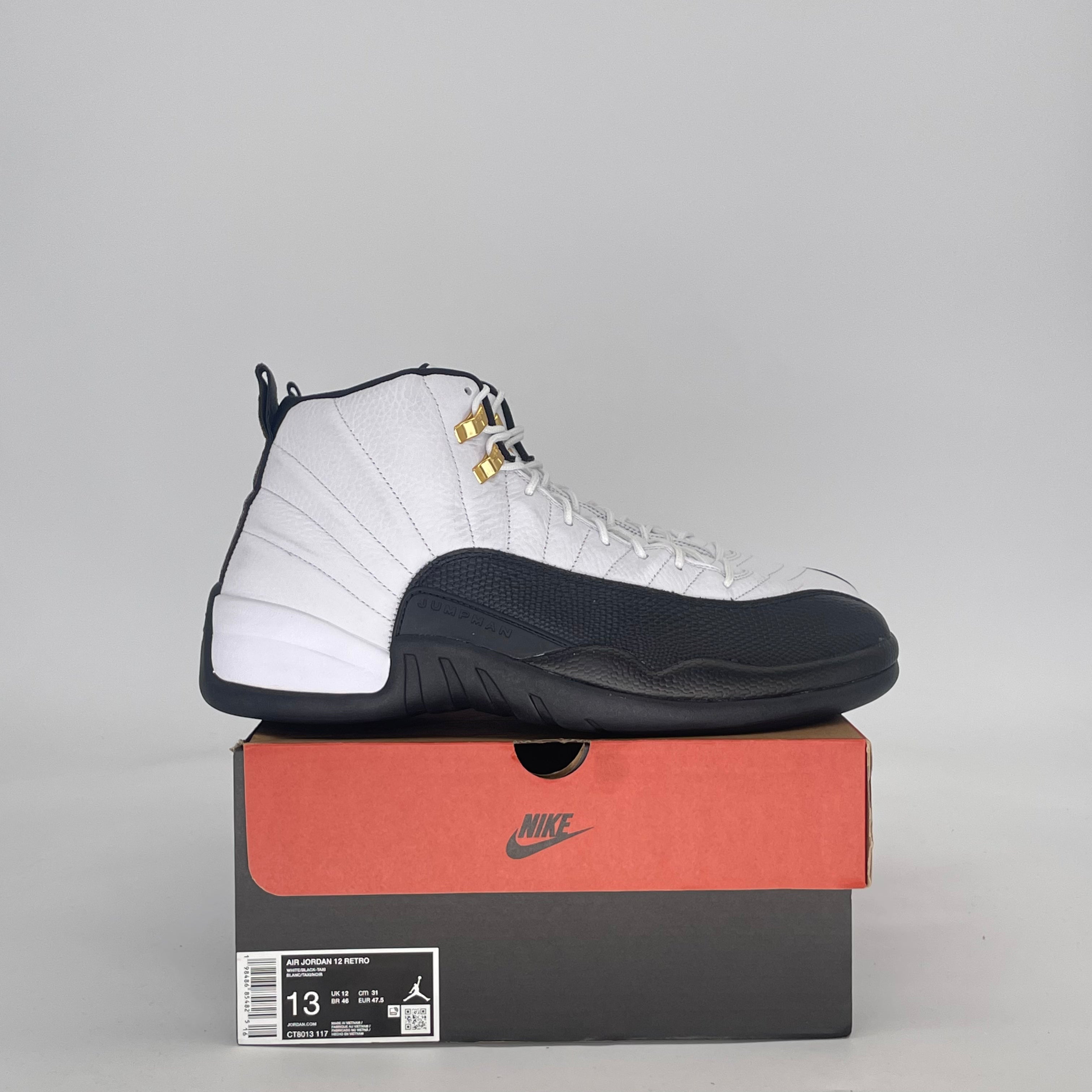 AIR JORDAN 12 TAXI CT8013-117 SIZE 13/14.5W