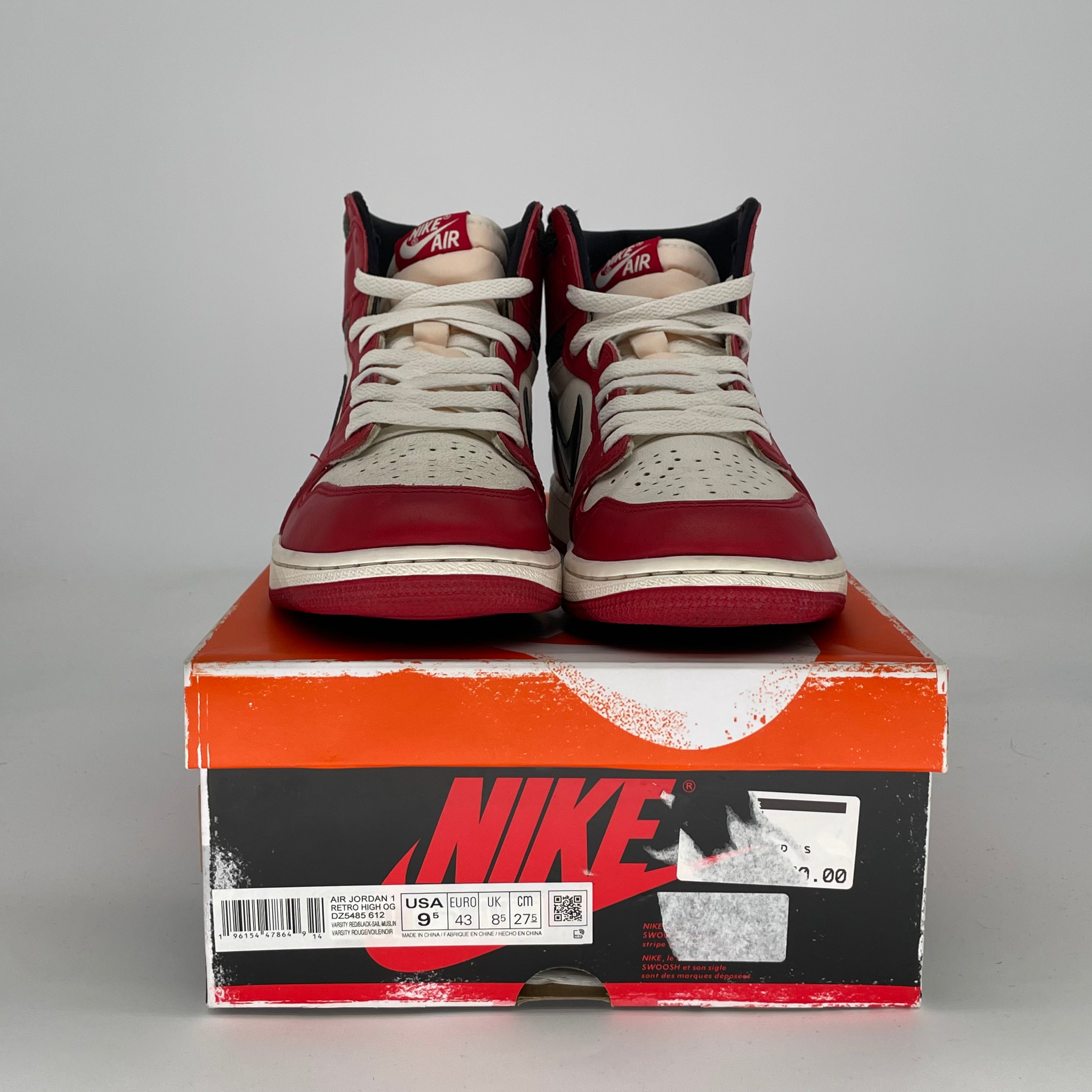 AIR JORDAN 1 CHICAGO LOST AND FOUND DZ5485-612 SIZE 9.5/11W