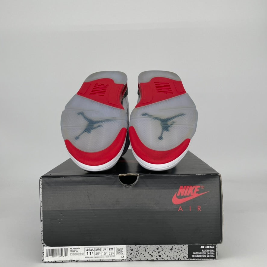 AIR JORDAN 5 FIRE RED BLACK TONGUE HQ7978-101 SIZE 11.5/13W