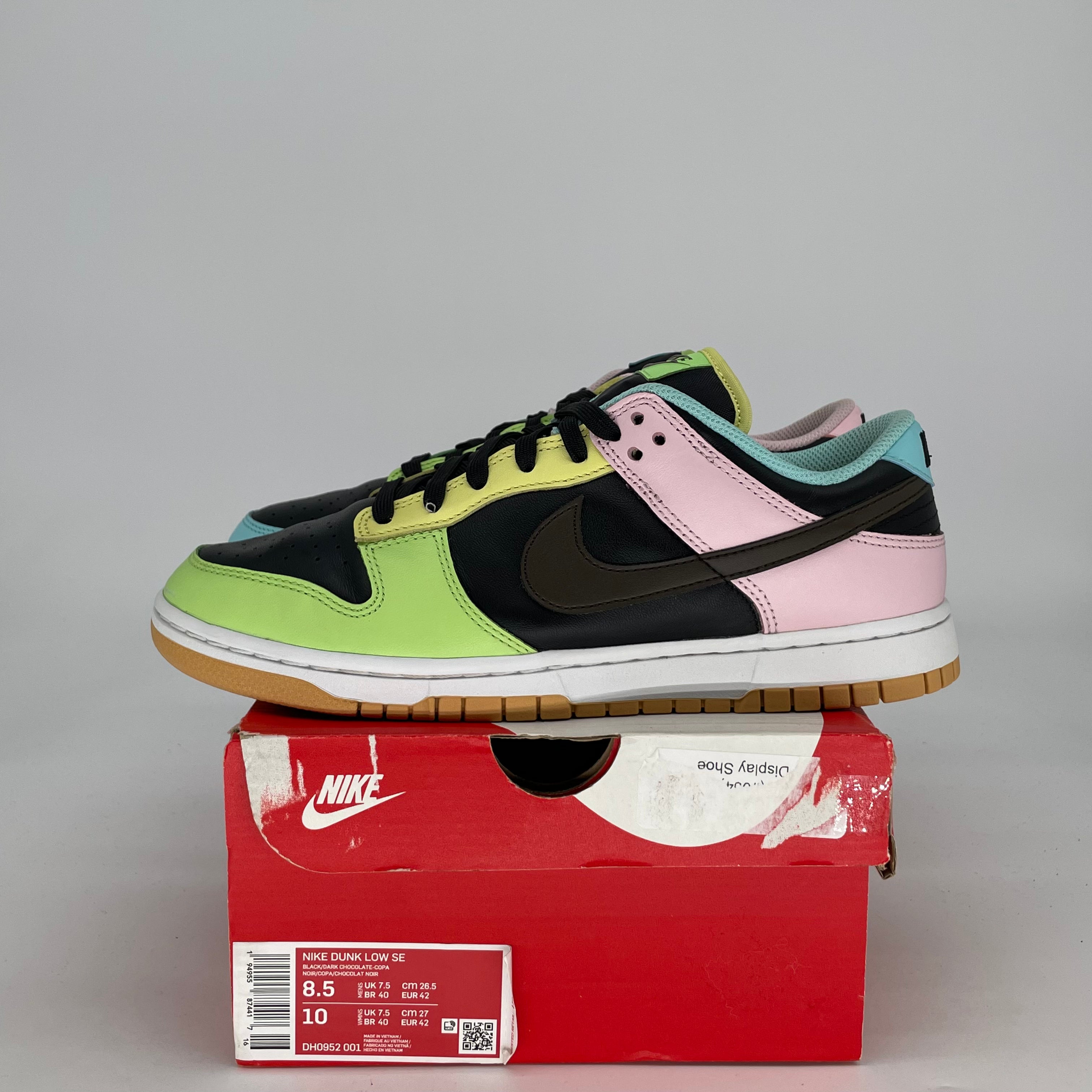 NIKE DUNK LOW FREE 99 BLACK DH0952-001 SIZE 8.5/10W